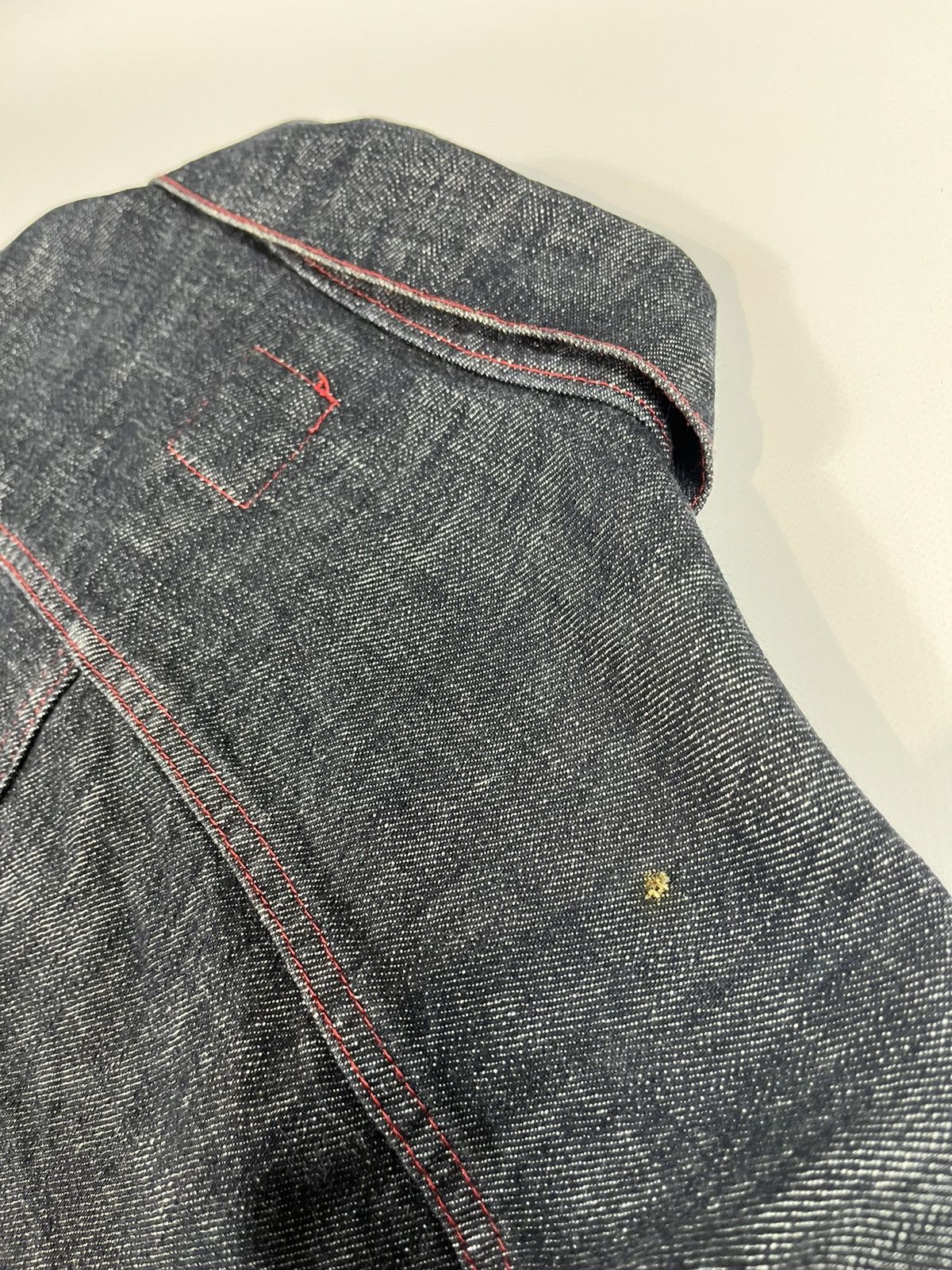 Dolce & Gabbana × Vintage Vintage Dolce Gabbana denim jacket raw made in Italy Size XL / US 12-14 / IT 48-50 - 13 Thumbnail