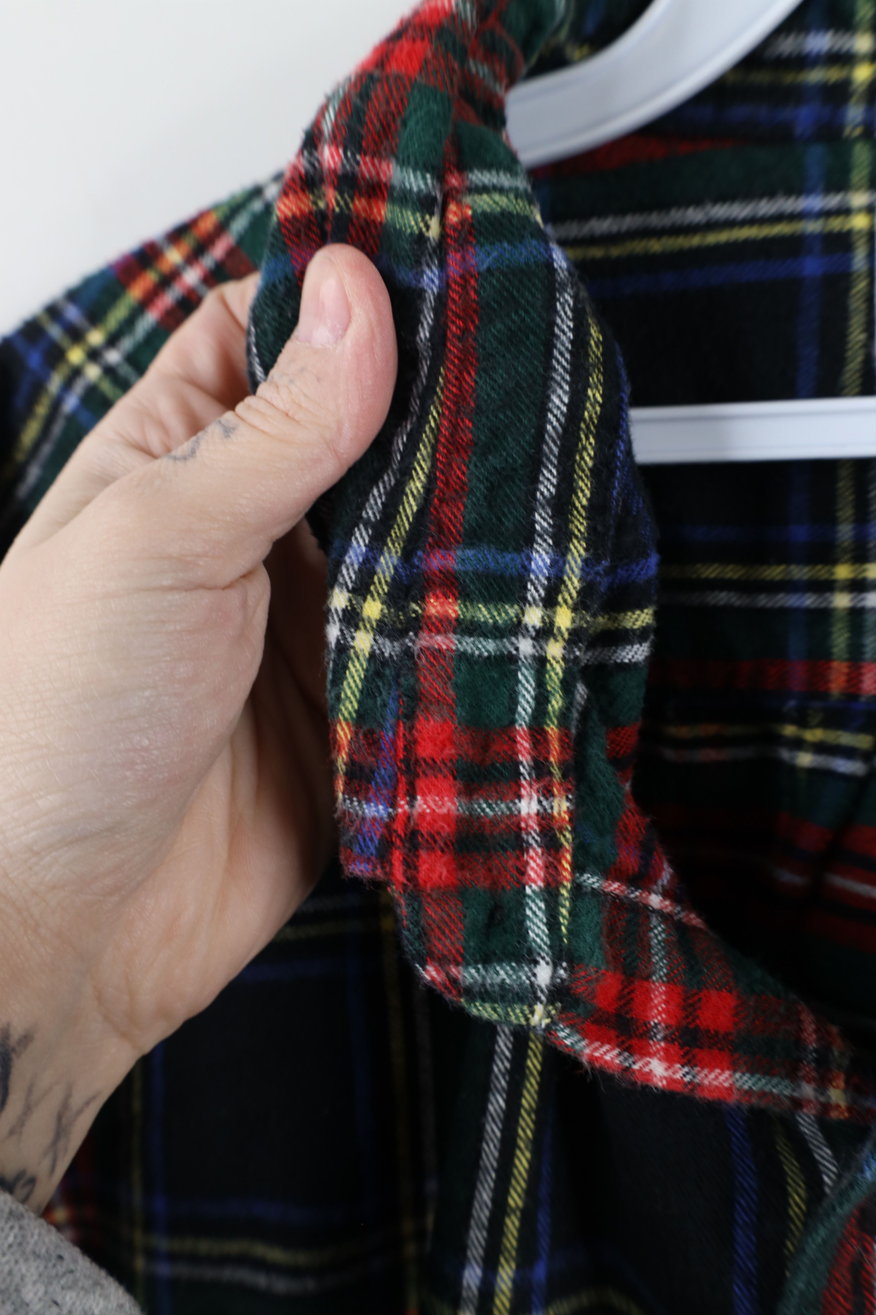 L.L. Bean × Vintage Vintage LL Bean Collared Button Down Shirt Plaid Cotton Size US XXL / EU 58 / 5 - 7 Thumbnail