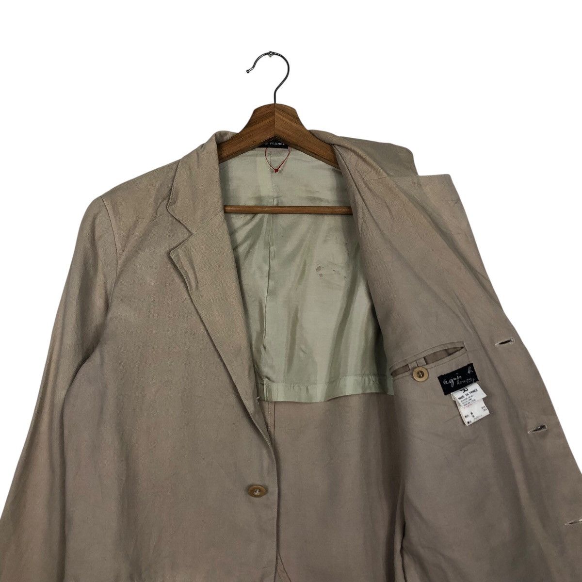 agnes b. 📌Vintage Chore Worker Jacket Agnes B. Made in France Size US M / EU 48-50 / 2 - 13 Thumbnail