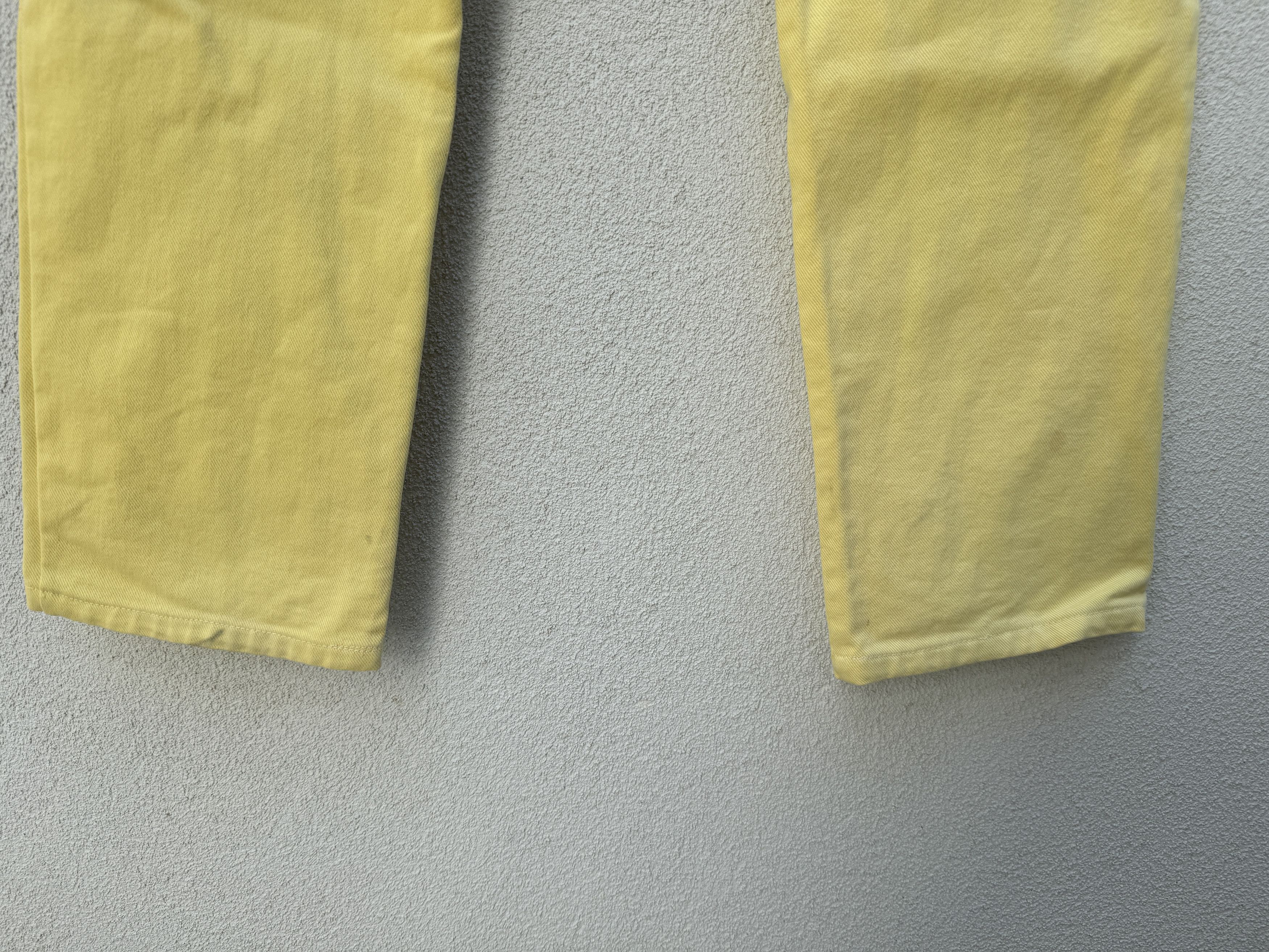 Dolce & Gabbana D&G DOLCE & GABBANA VINTAGE 90s YELLOW JEANS US32 Size US 32 / EU 48 - 7 Thumbnail