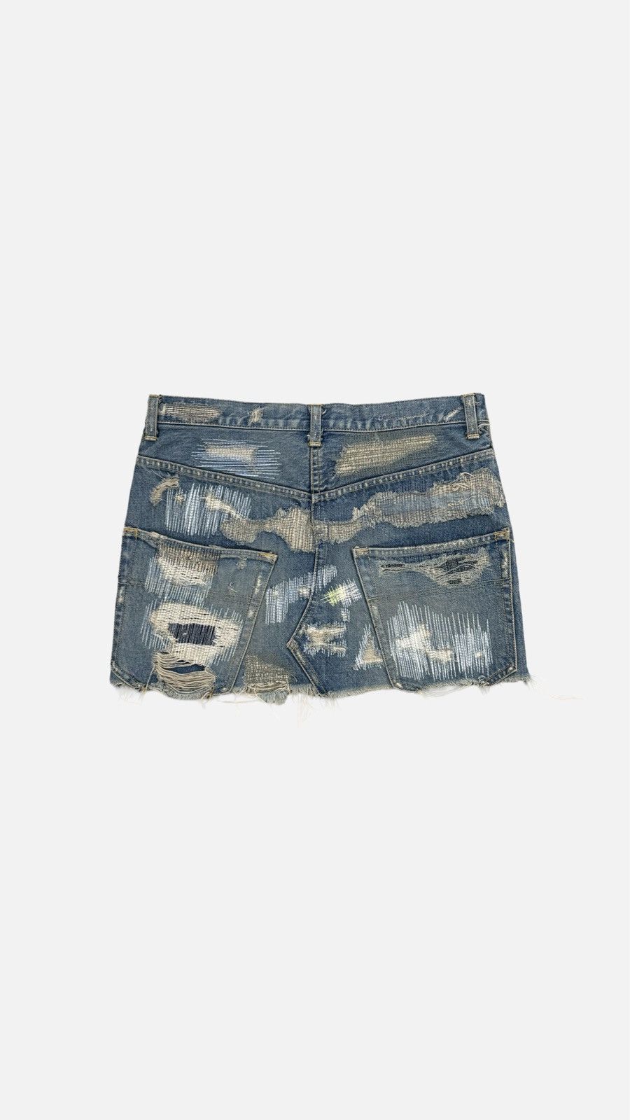Undercover 05AW UNDERCOVER ‘ART&CRAFTS’ 85 DENIM SKIRT Size 27" / US 4 / IT 40 - 2 Thumbnail