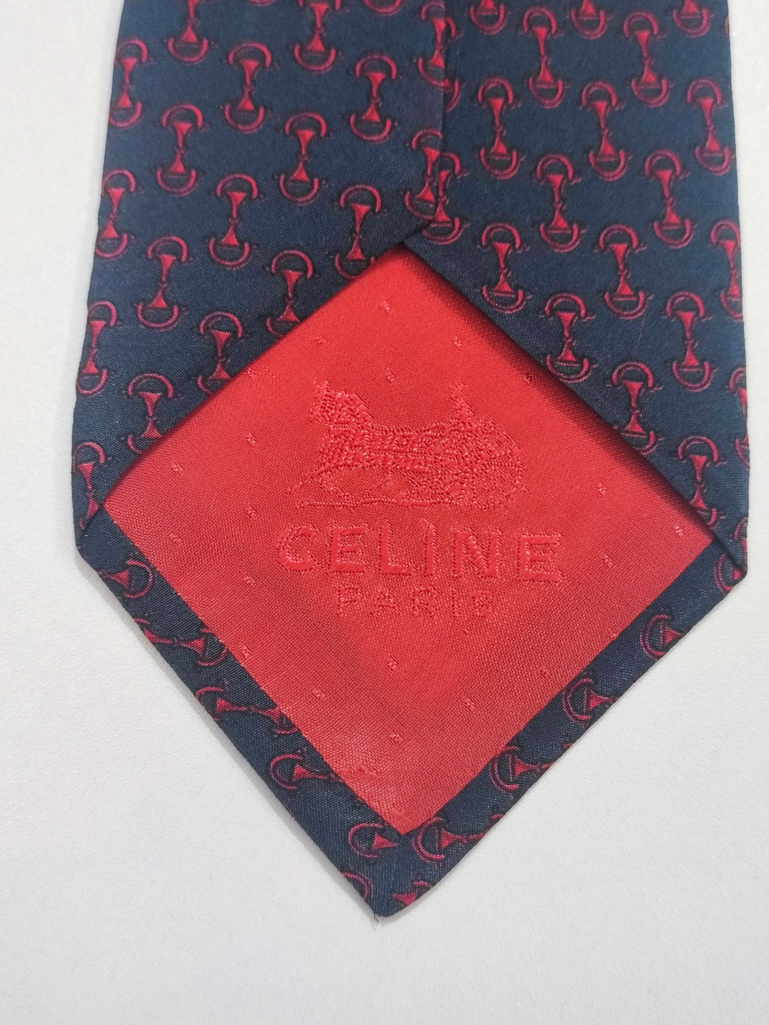 Hermes 2 pieces Luxury brand Hermes & Celine 100% Silk Tie Size ONE SIZE - 7 Thumbnail