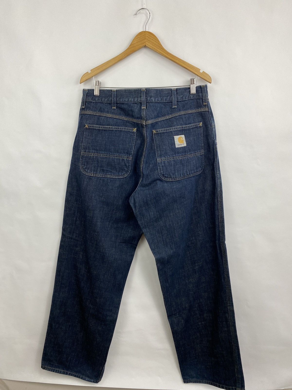 Carhartt 🇺🇸 Vintage 90s Carhartt Work Jeans Rare Retro Hype Y2K Size US 34 / EU 50 - 2 Thumbnail