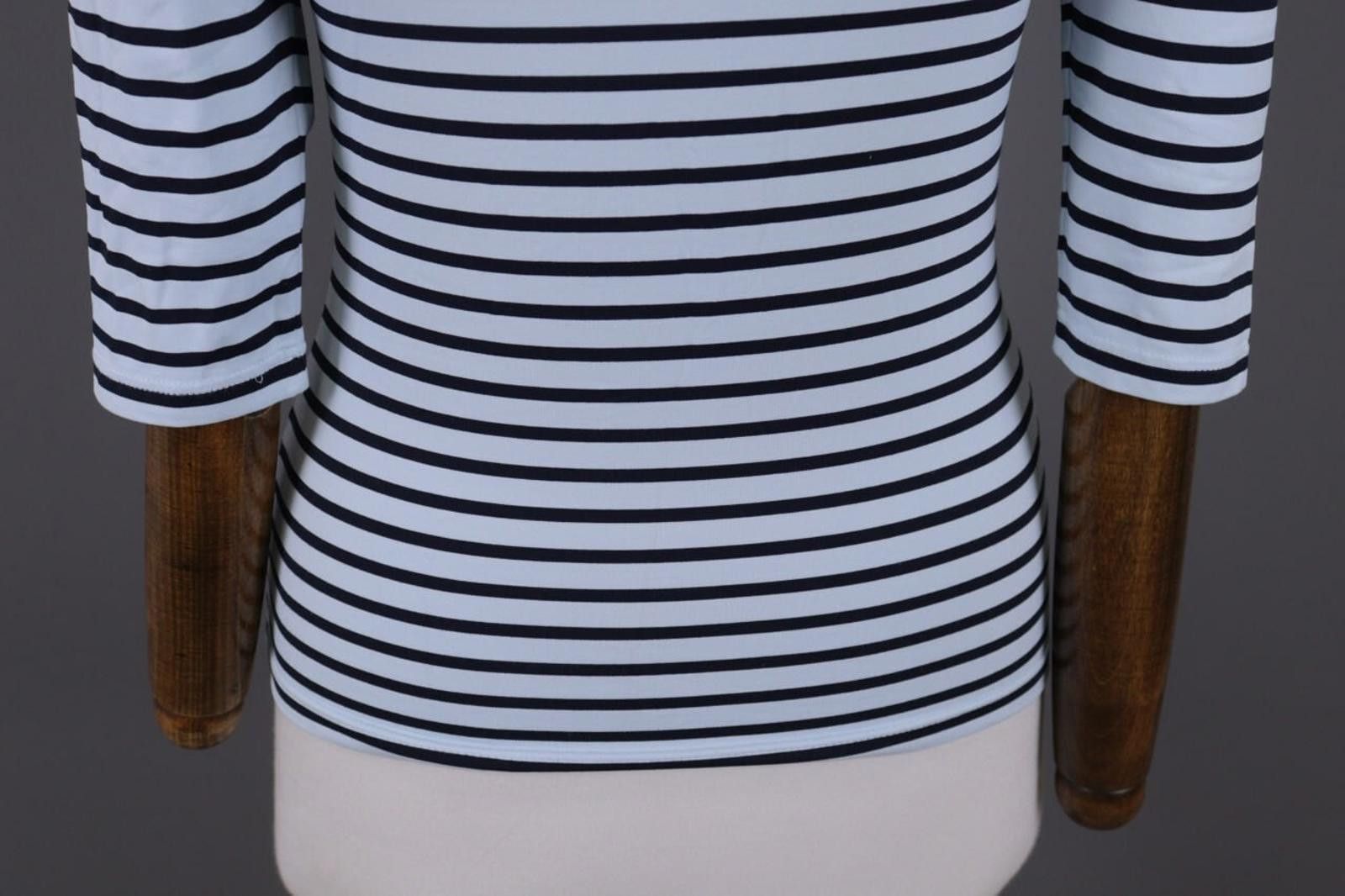 Saint James Saint James Blue Striped Sweater Size USA 6 / GB 10 / XS Size M / US 6-8 / IT 42-44 - 10 Thumbnail