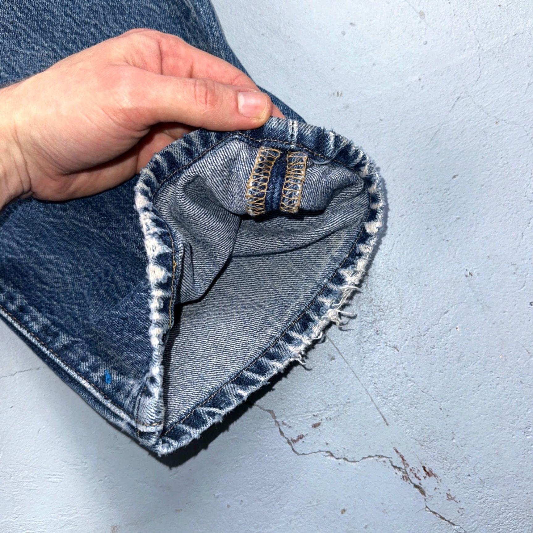 Levi's Levi's 501 Jeans Vintage 90s Mexico Straight Levi's 501 Series Men Regular 36x32 Blue Denim Cotton Size US 36 / EU 52 - 4 Thumbnail