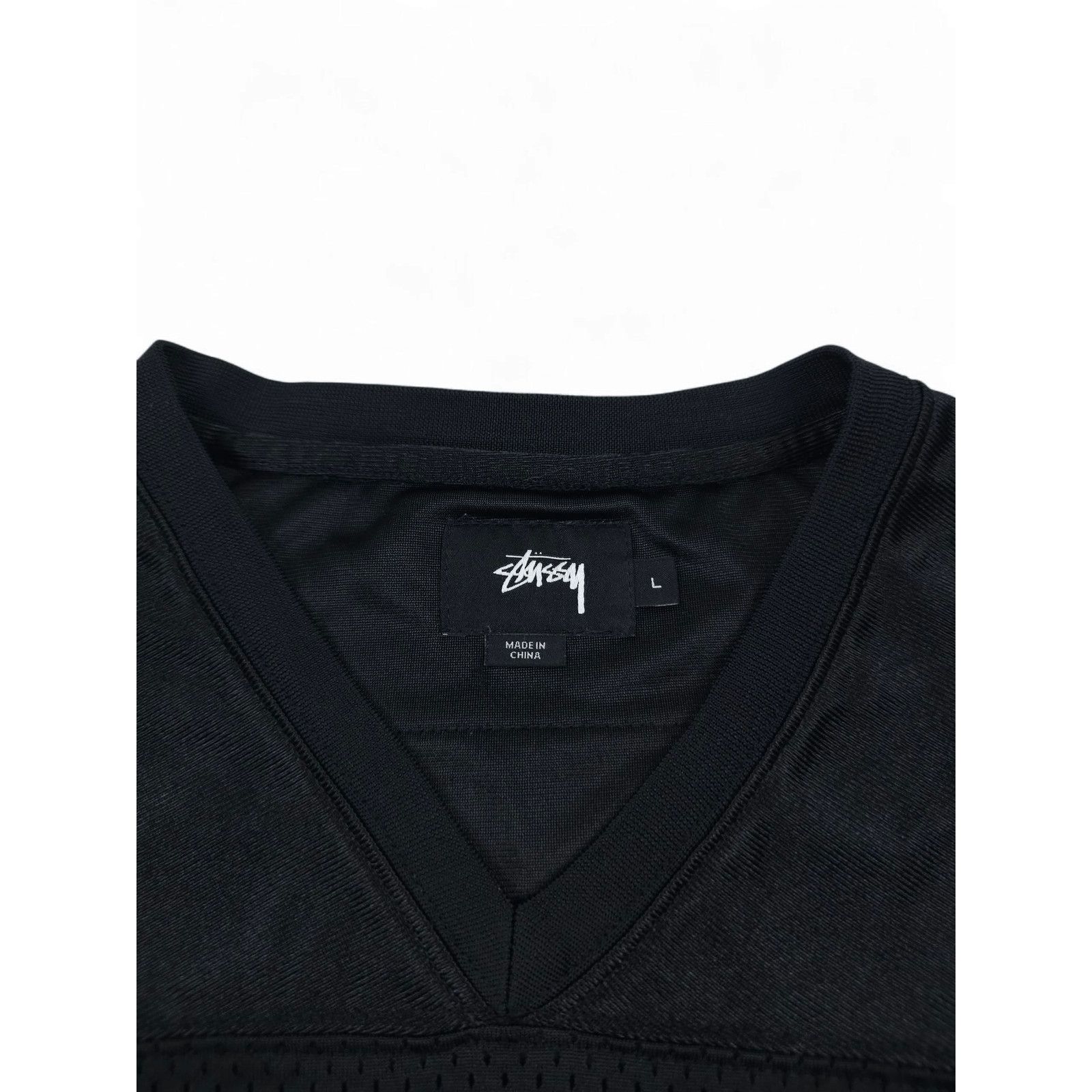 Stussy 💎 Stussy Y2K Black Red Spell Out Logo Jersey T-shirt Tee Size US L / EU 52-54 / 3 - 9 Thumbnail