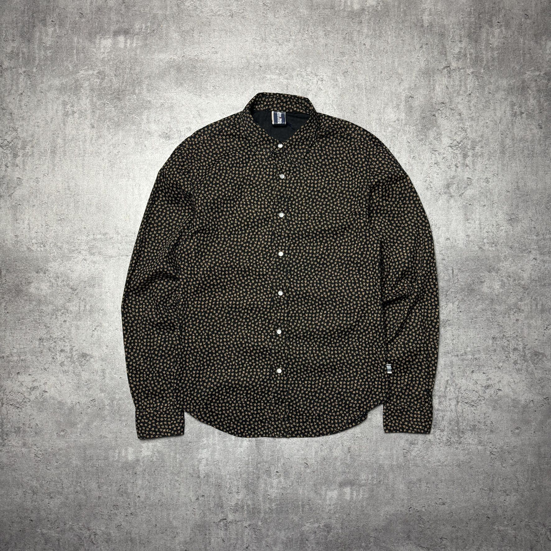 Jean Paul Gaultier Rare Vintage Jean-Paul Gaultier Shirt black with stars Size US L / EU 52-54 / 3 - 1 Thumbnail