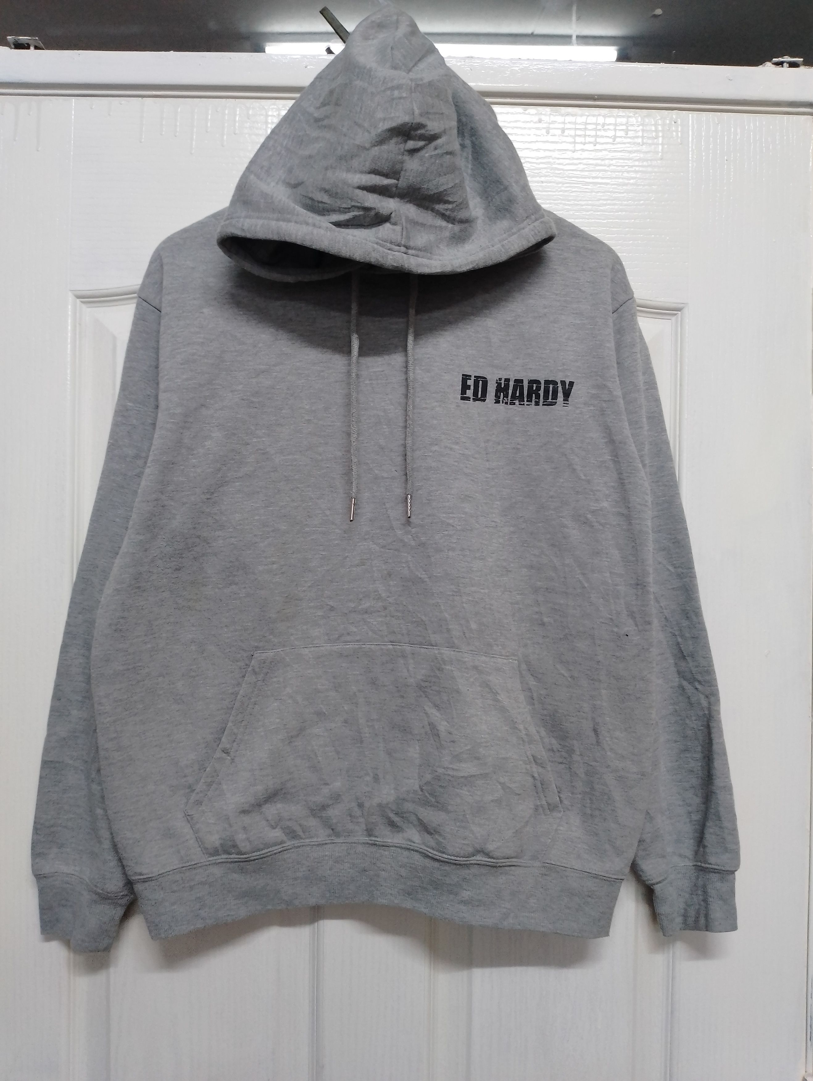 Ed Hardy Ed Hardy Tatoo Y2k Hoodie Size US XXL / EU 58 / 5 - 3 Thumbnail