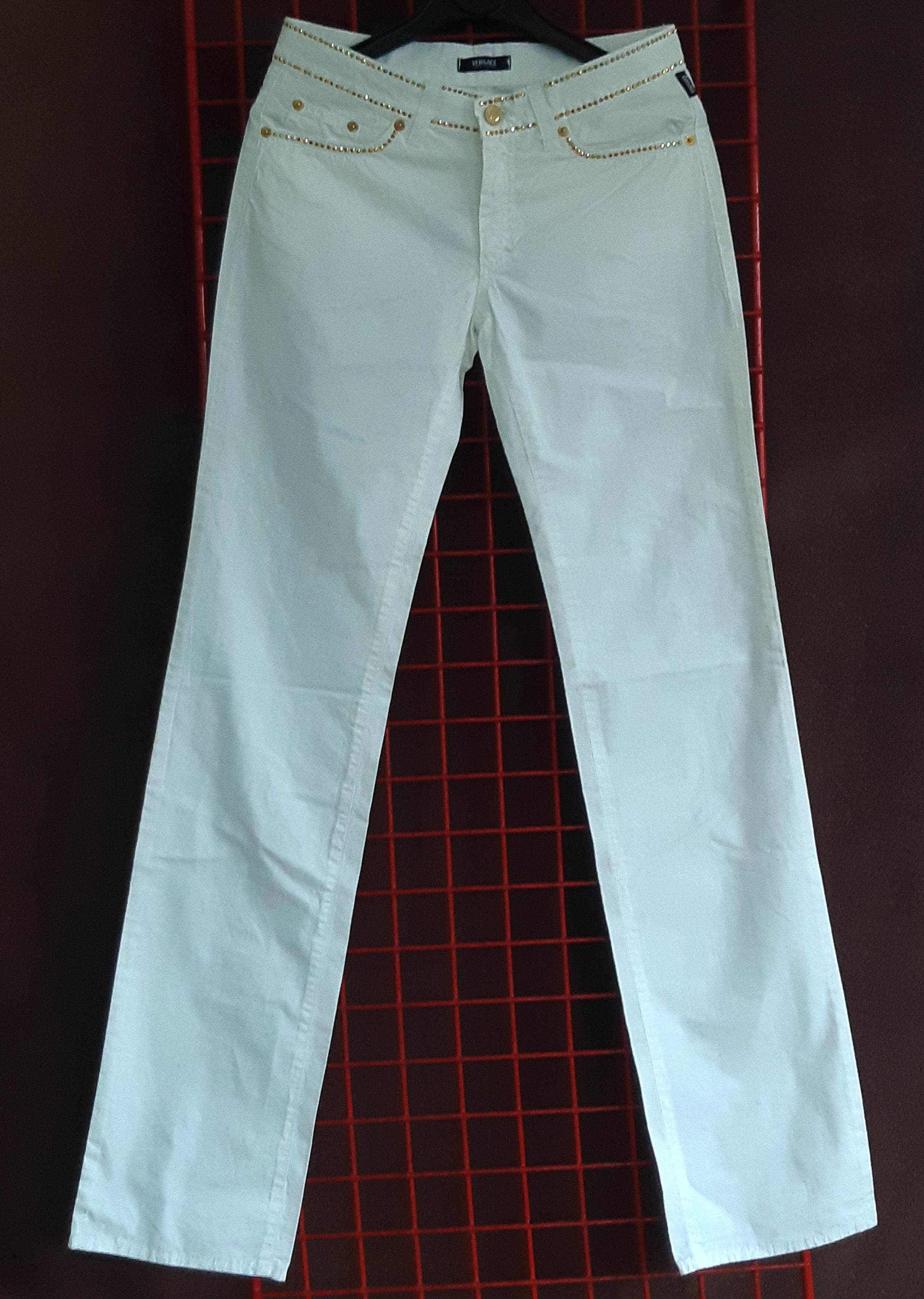 Versace Jeans Couture Vintage VERSACE Jeans Couture Italy Jeans size 24/38 NEW Size 24" / US 00 / IT 34 - 1 Thumbnail