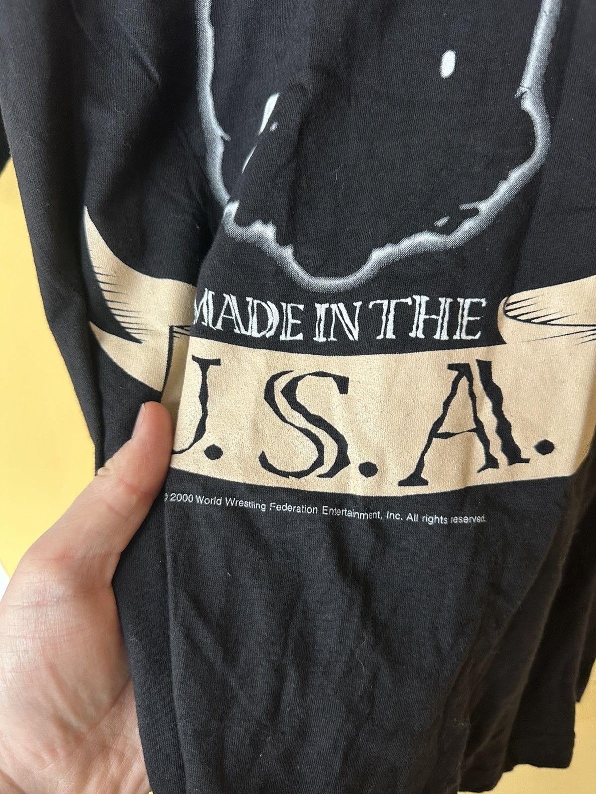 Vintage × WWE × WWF The Undertaker Vintage 2000 American Badass WWF shirt Size US XL / EU 56 / 4 - 3 Thumbnail