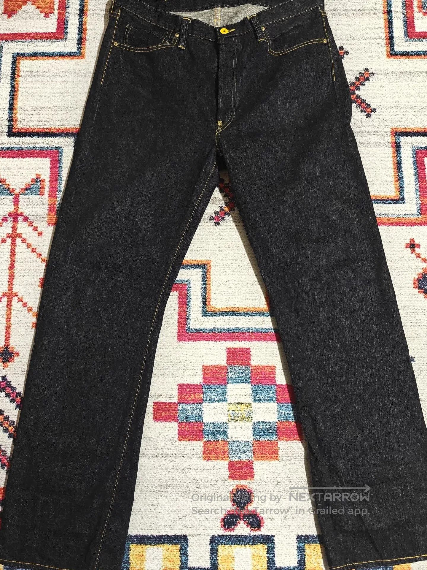 Full Count & Co. FULL COUNT X DC S101xx Raw Denim Jeans. Size US 36 / EU 52 - 3 Thumbnail