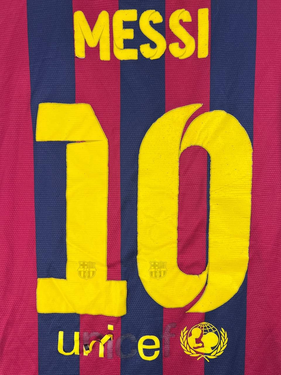 Nike Barcelona 2013 2014 Home Shirt Jersey Messi #10 Nike Size L Size US L / EU 52-54 / 3 - 6 Thumbnail