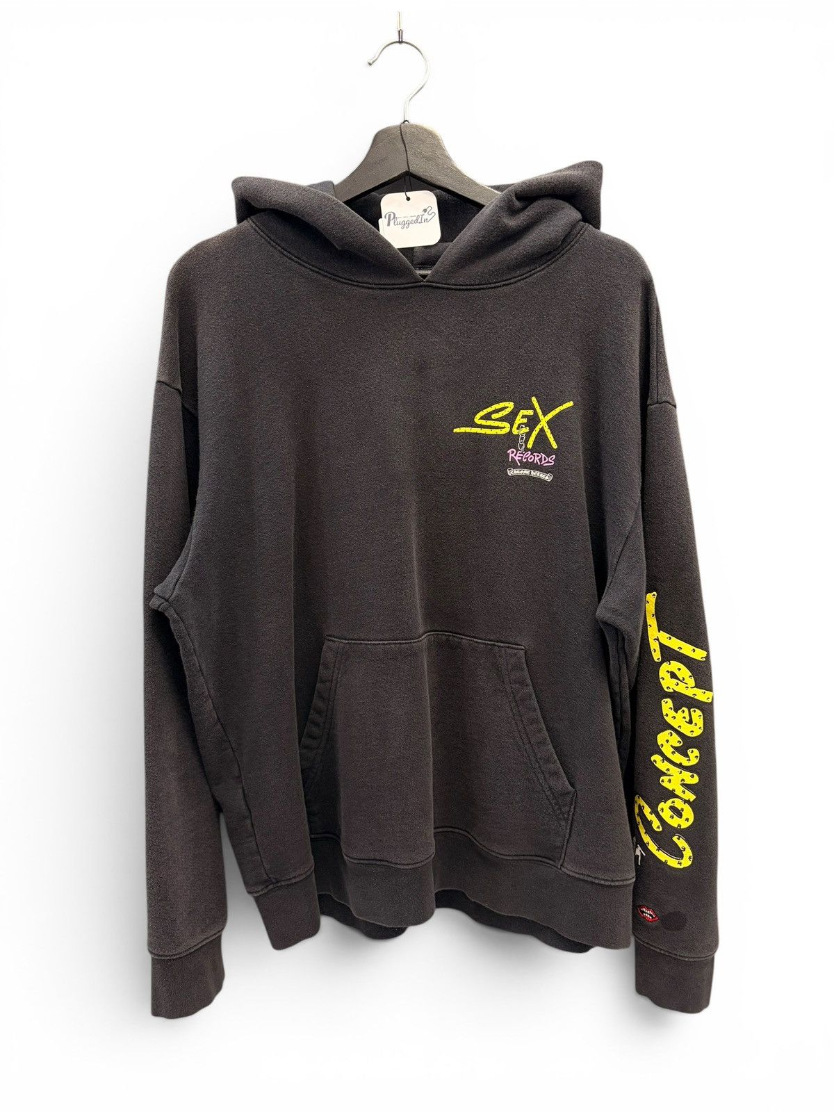 Chrome Hearts Chrome Hearts Black Yellow Sex Records Hoodie Size US XL / EU 56 / 4 - 1 Thumbnail