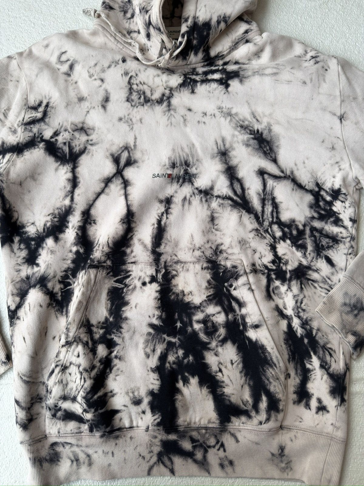 Saint Laurent Paris Rare Saint Laurent Volume Class Tie Dye Hoodie Size S / US 4 / IT 40 - 5 Thumbnail