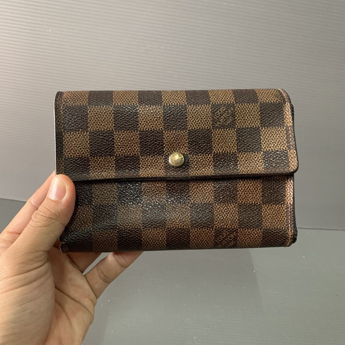 Louis Vuitton Louis Vuitton Damier Ebene Wallet Size ONE SIZE - 3 Thumbnail