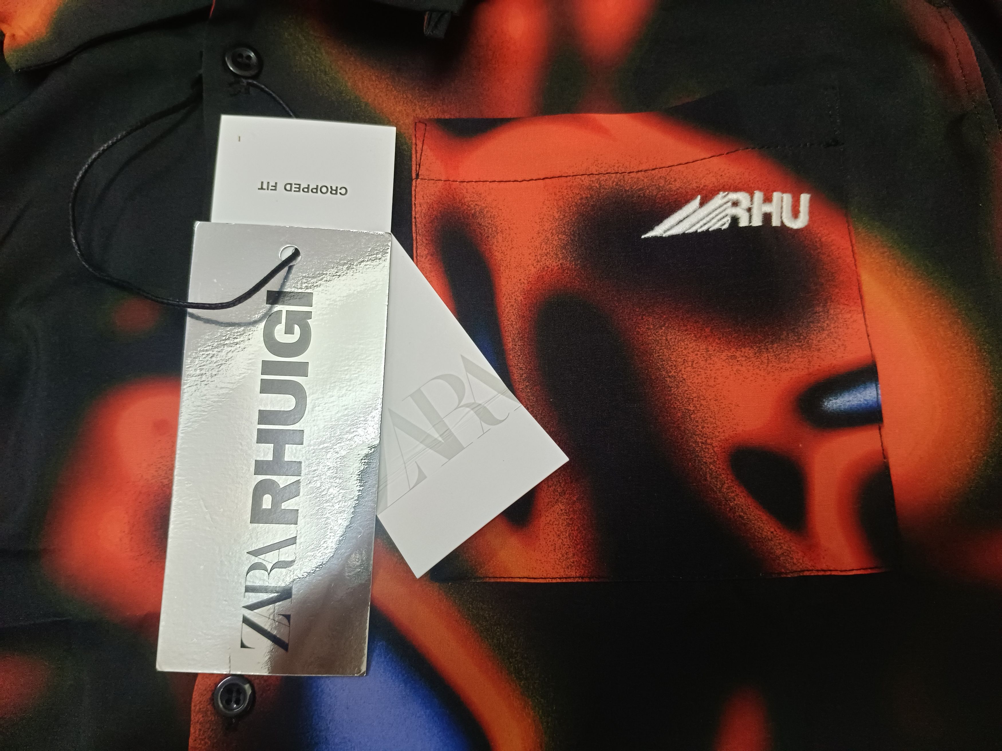 Rhude × Zara Rhude Zara open collar shirt Size US L / EU 52-54 / 3 - 7 Thumbnail