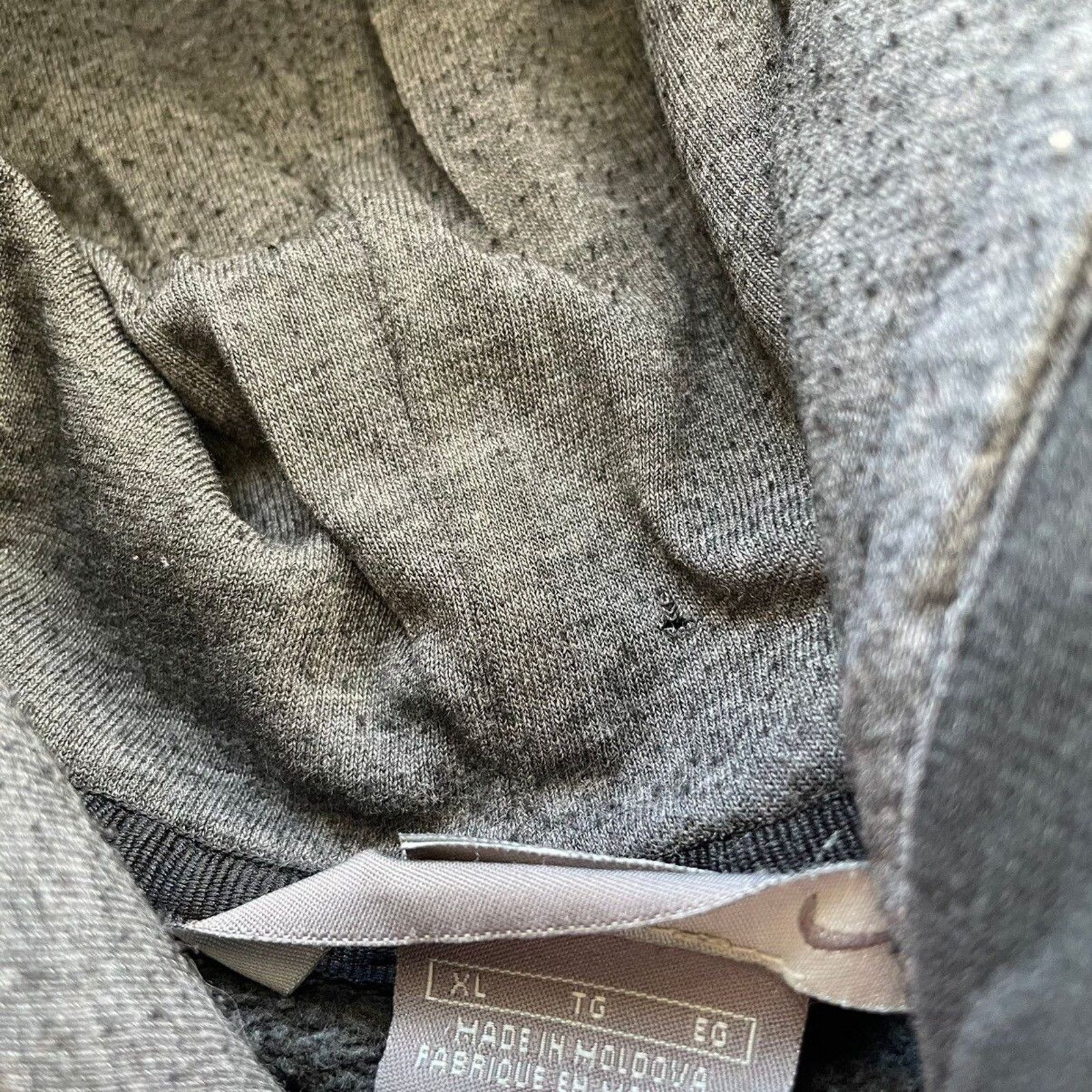 Nike Vintage Y2K Nike Swoosh Hoodie XL Sun Faded Black Rare Size US XL / EU 56 / 4 - 4 Thumbnail
