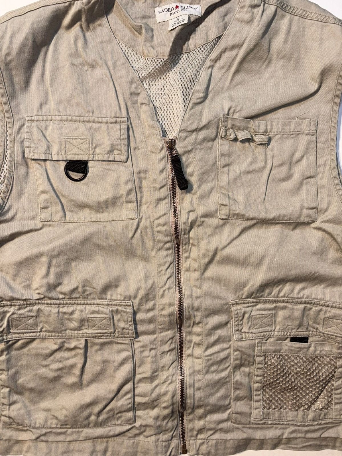 Faded Glory Vtg Safari Photography Hunting Fishing 90’s Utility Vest Size US L / EU 52-54 / 3 - 2 Thumbnail