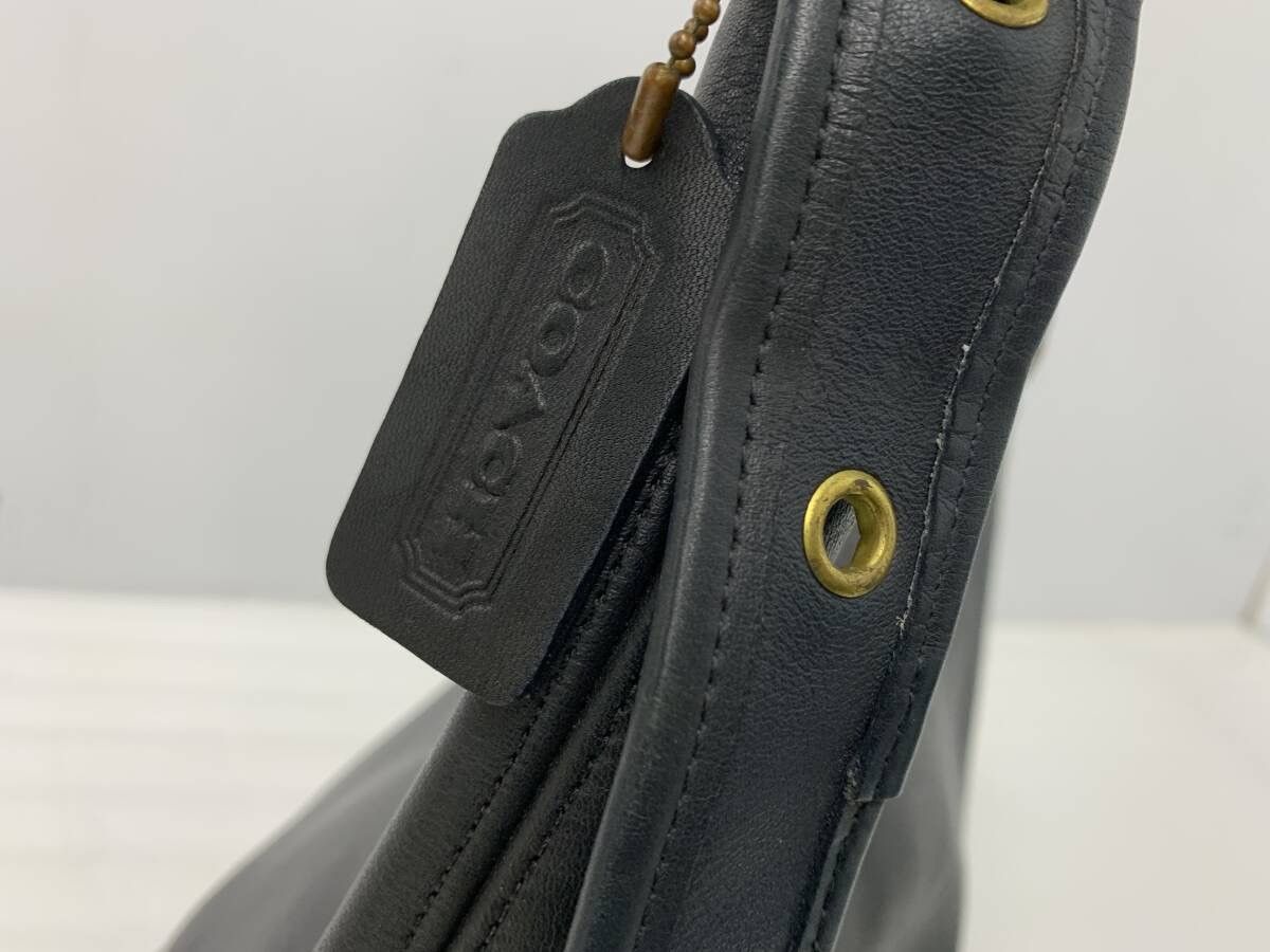 Coach Vintage Black COACH Duffle Sack Bag (No. J5D-9085) Size ONE SIZE - 6 Thumbnail