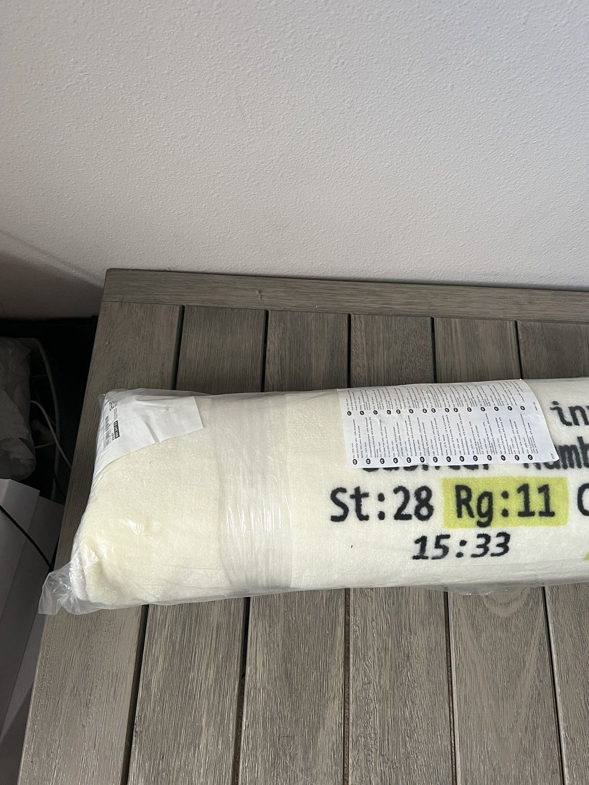 Off-White IKEA OFF-WHITE MARKERAD RECEIPT RUG Size ONE SIZE - 4 Thumbnail