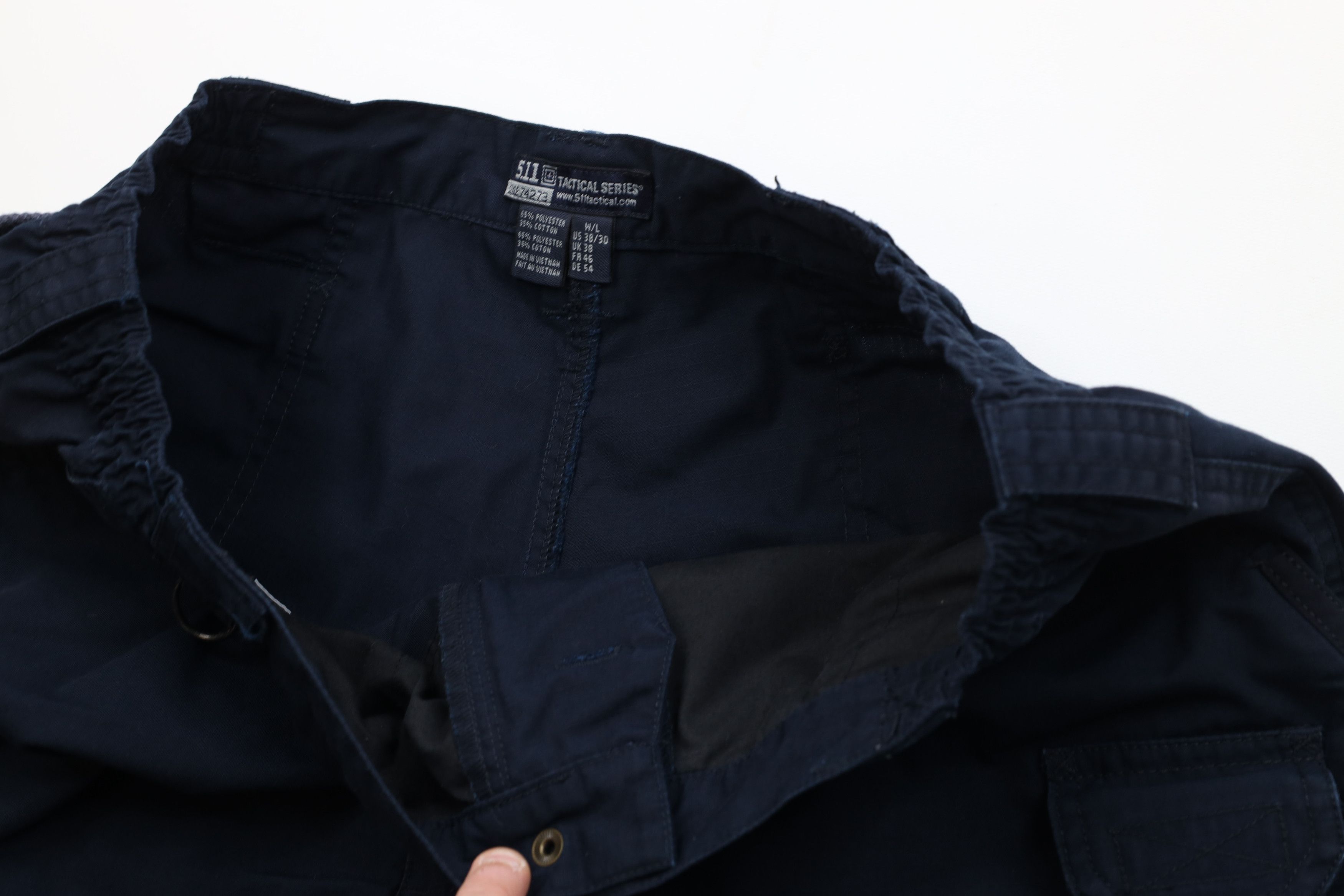 Vintage 5.11 Tactical Series Ripstop Uniform Cargo Shorts Blue Size US 38 / EU 54 - 7 Thumbnail
