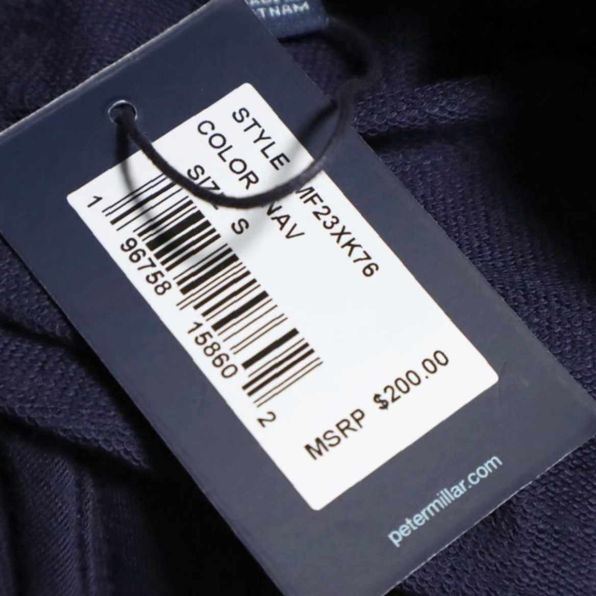 Peter Millar Peter Millar Excursionist Flex Pullover Wool Navy Men S Shirt Sweater Mock Long Sleeve Solid 90s Size US S / EU 44-46 / 1 - 6 Thumbnail