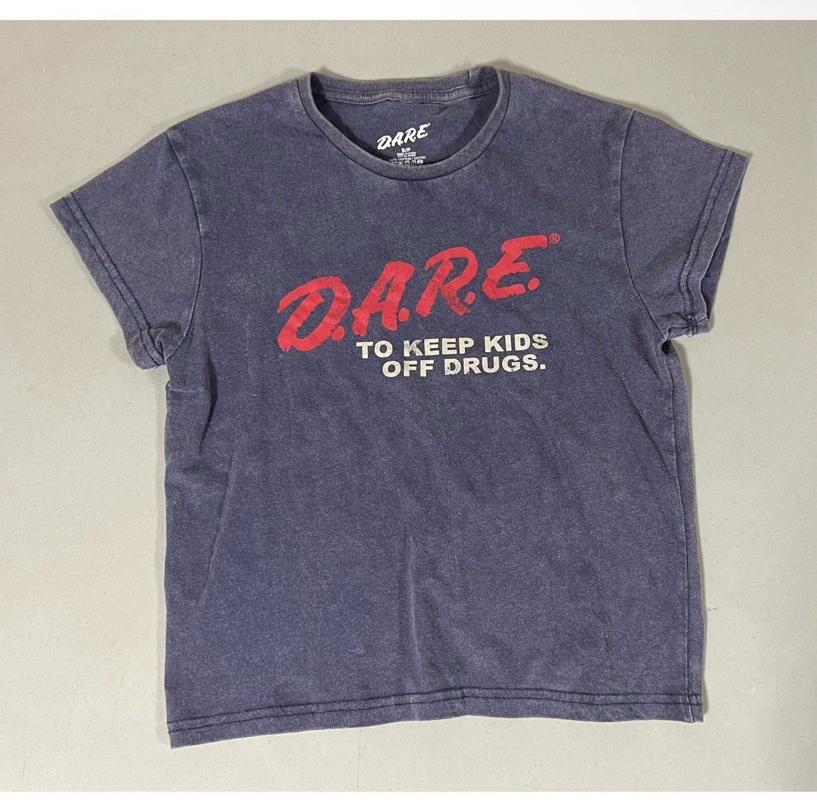 Band Tees Blue ‘D.A.R.E’ Vintage Retro Graphic Tee T-Shirt Top Size S⛓️ Size S / US 4 / IT 40 - 1 Thumbnail