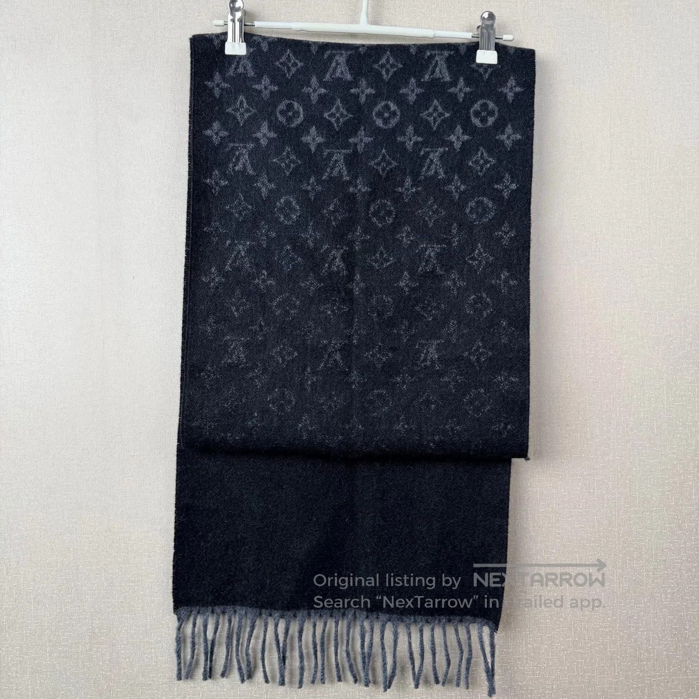 Louis Vuitton Louis Vuitton Ombre All-Over Print Cashmere Scarf| Size ONE SIZE - 3 Thumbnail
