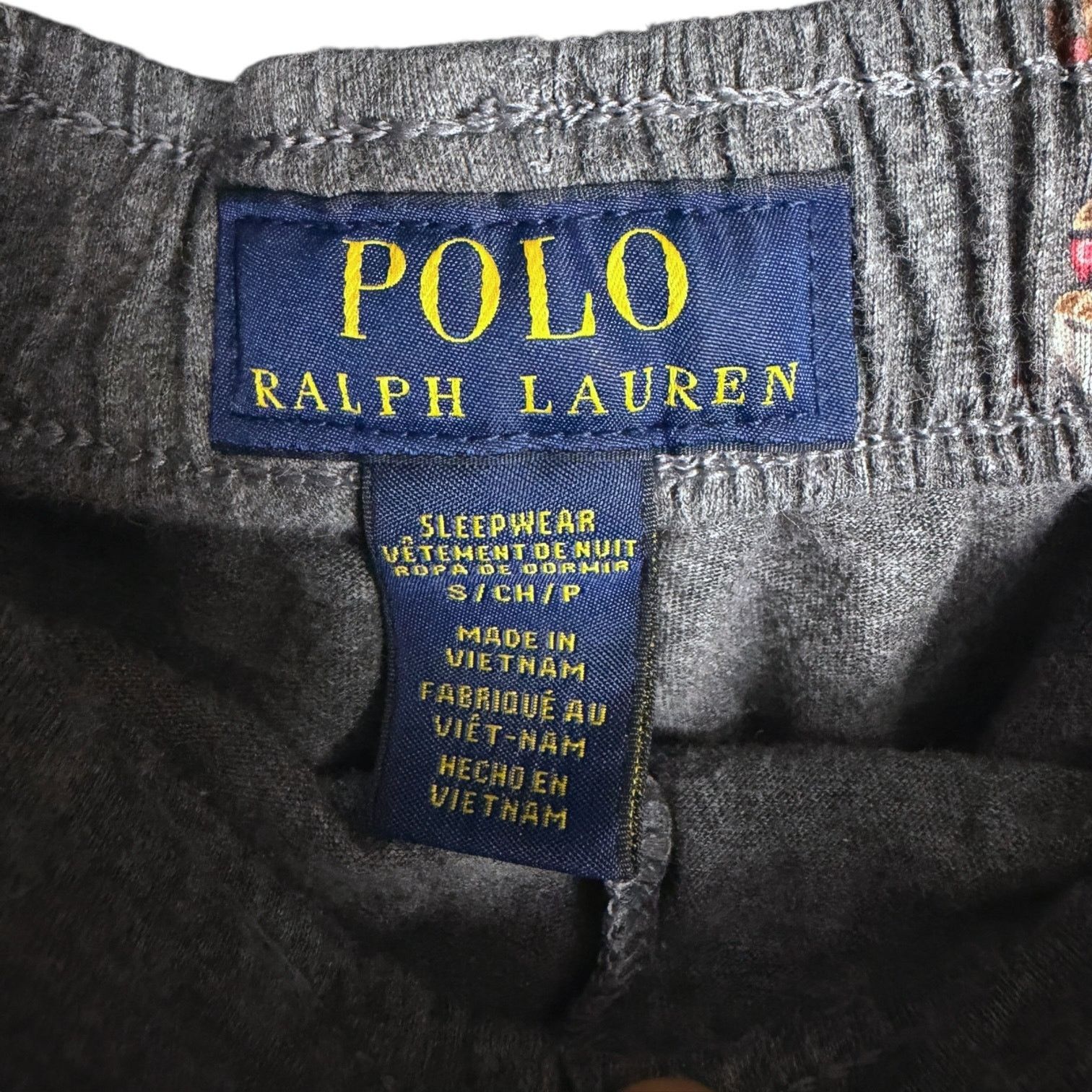 Polo Ralph Lauren Ralph Lauren Polo Bear Gray 100% Cotton Pajama Pants - S Size US 30 / EU 46 - 4 Thumbnail