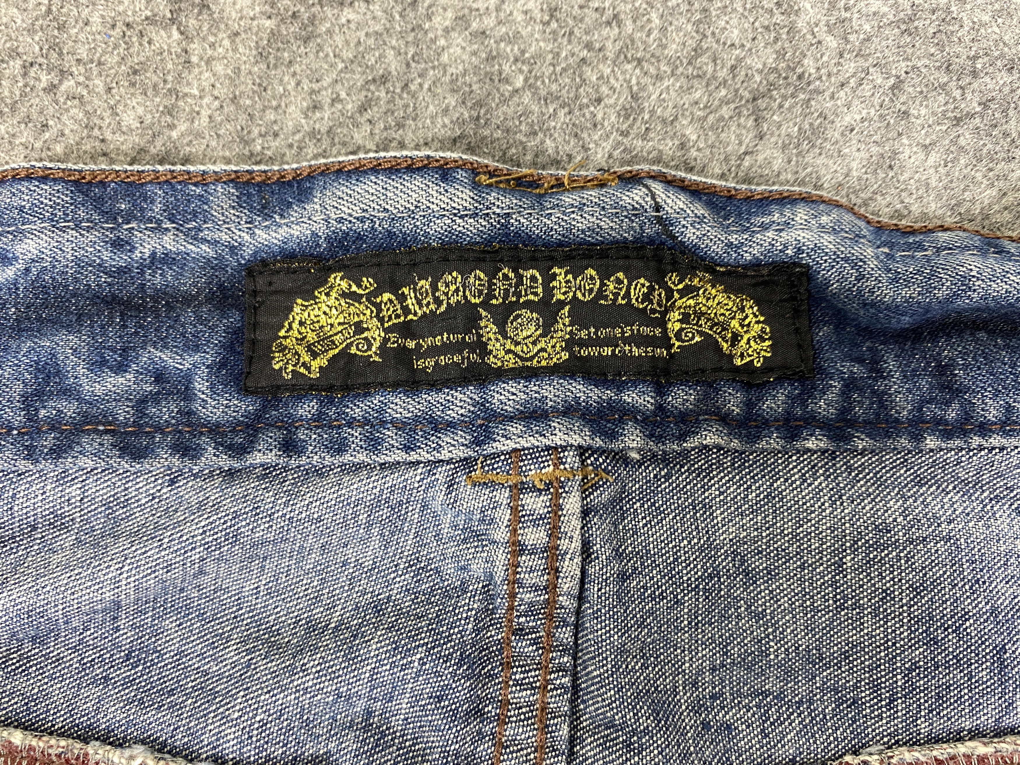 If Six Was Nine Faded Blue Vintage Flare Jeans 35x32 - JN3289 Size US 35 - 10 Thumbnail