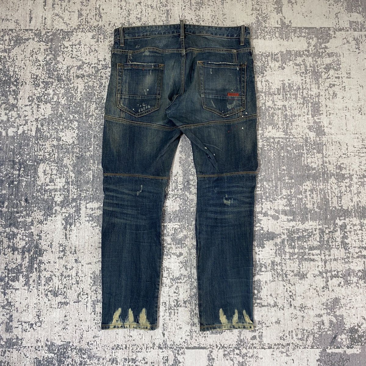 Dsquared2 Dsquared2 Distressed Splatter Denim Pants Size US 36 / EU 52 - 4 Thumbnail