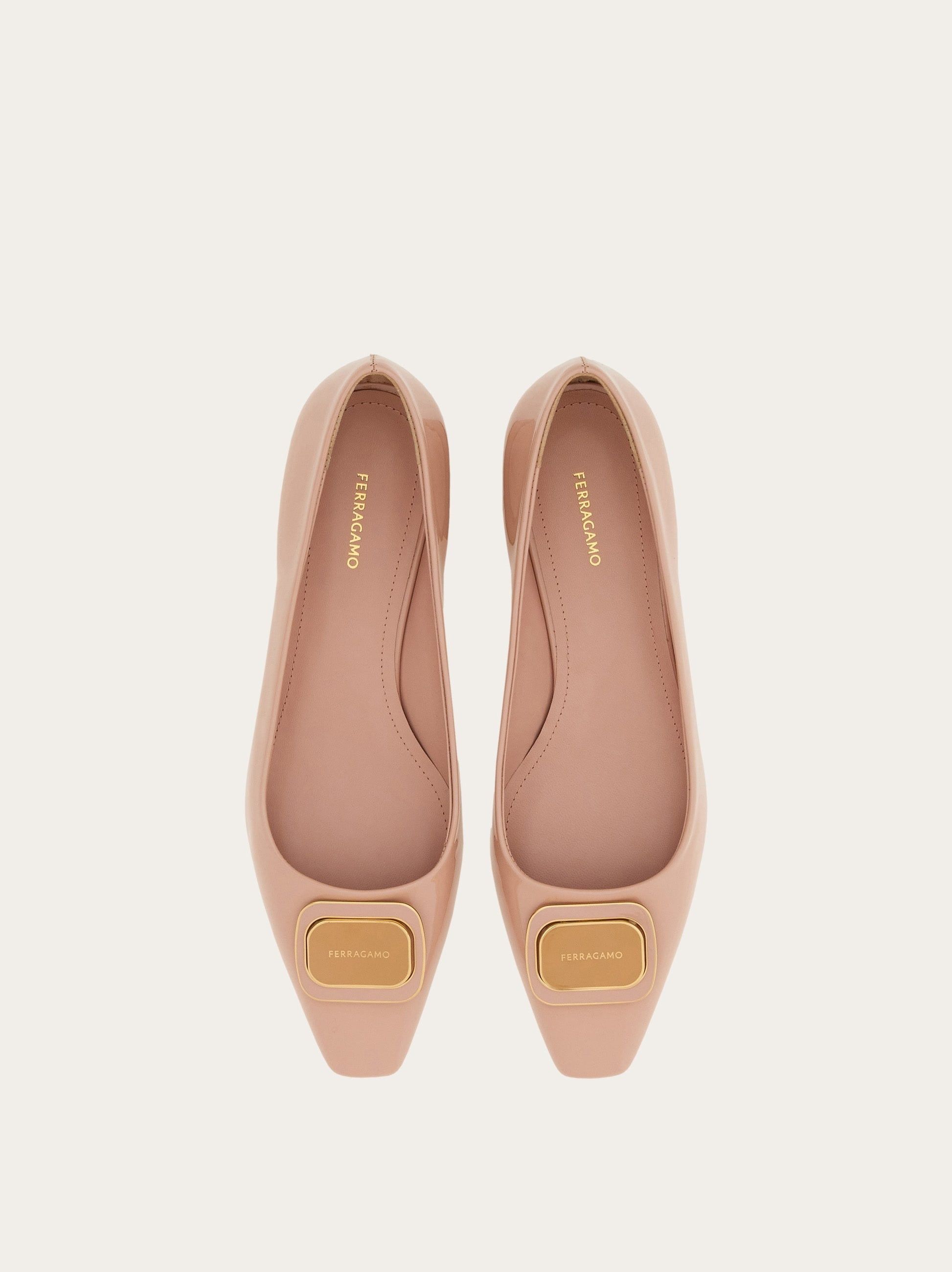 Salvatore Ferragamo o1y0426 Ballet Flats in Blush Size US 6 / IT 36 - 4 Thumbnail
