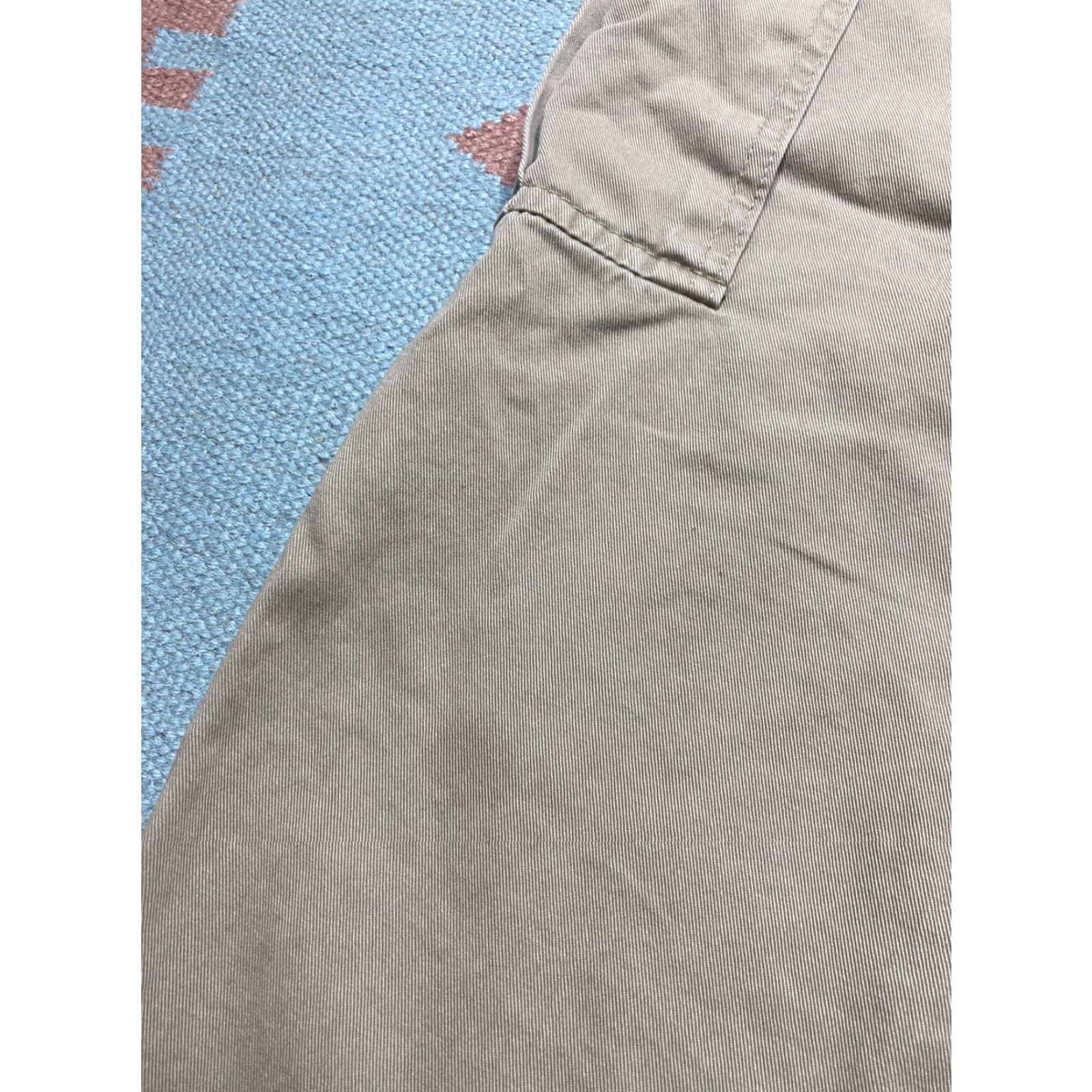 Wrangler VINTAGE Wrangler Cargo Pants Baggy Skater Relaxed Khaki Beige 36x30 Inseam 25 Mens Cargo Pants 36x25 Size US 36 / EU 52 - 5 Thumbnail