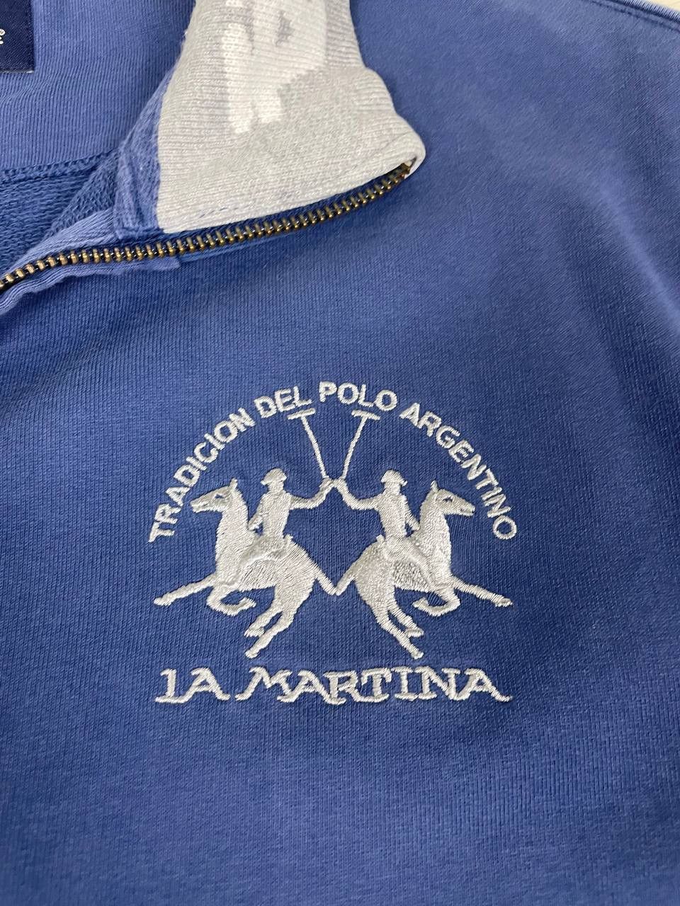La Martina Vintage La Martina Full Zip Sweatshirt Big Logo Y2K Size US XL / EU 56 / 4 - 6 Thumbnail