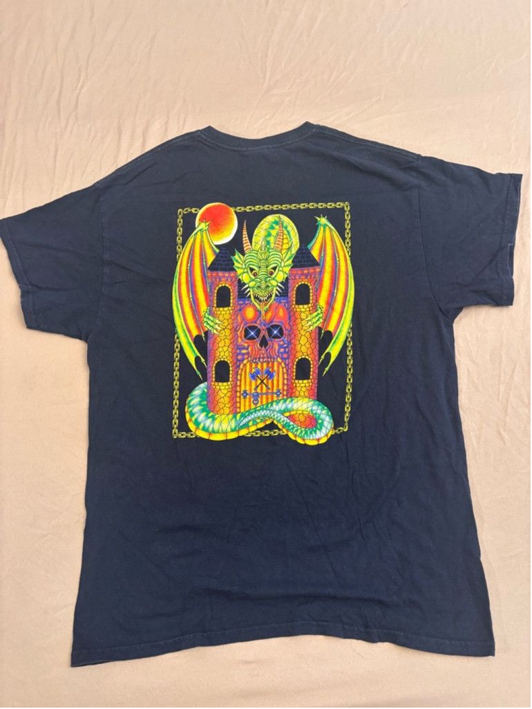 Gildan Men's Gildan Dark Ritual Graphic T-shirt Size L Black Dragon Size US L / EU 52-54 / 3 - 10 Thumbnail
