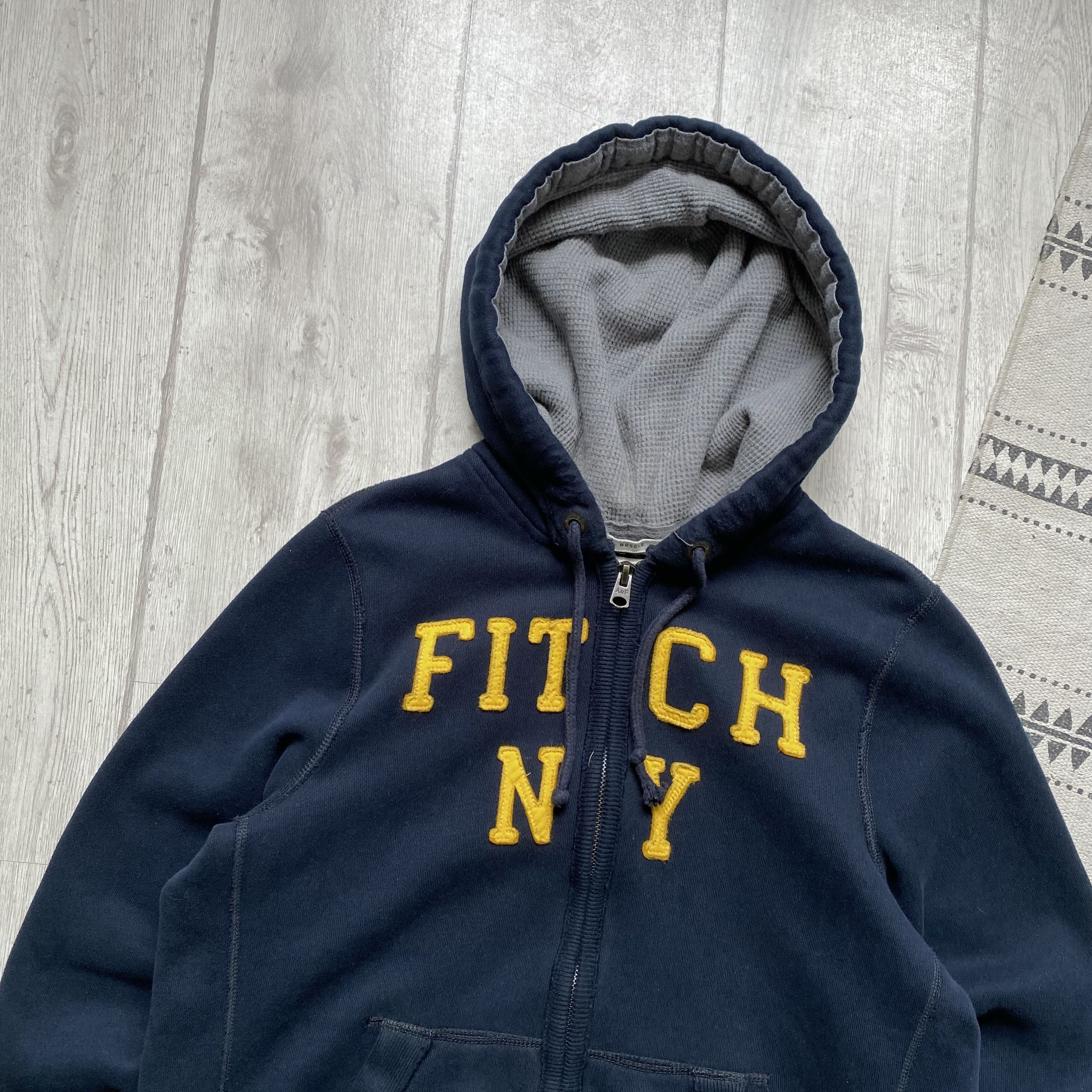 Abercrombie & Fitch 🕷️ Vintage Abercrombie Fitch heavy zip hoodie Y2K Size US XL / EU 56 / 4 - 2 Thumbnail