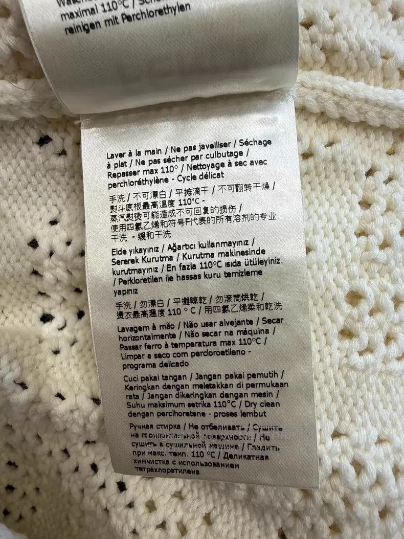 Fendi Fendi Ivory Openwork Knit Vest Size XXS / US 00 / IT 34 - 8 Thumbnail