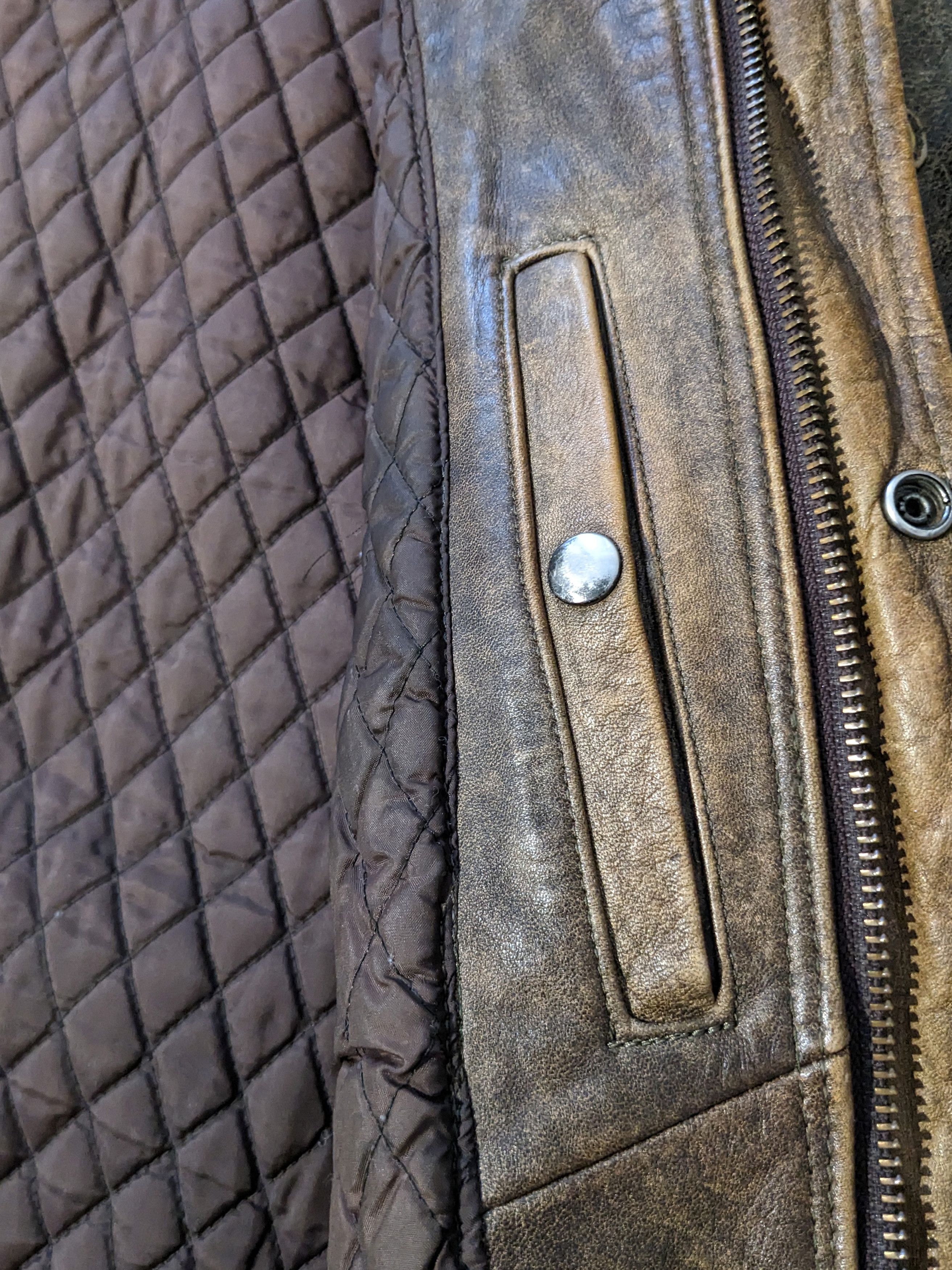 Hein Gericke Vintage 90s Hein Gericke Genuine Leather Moto Jacket Vest Size US M / EU 48-50 / 2 - 15 Thumbnail