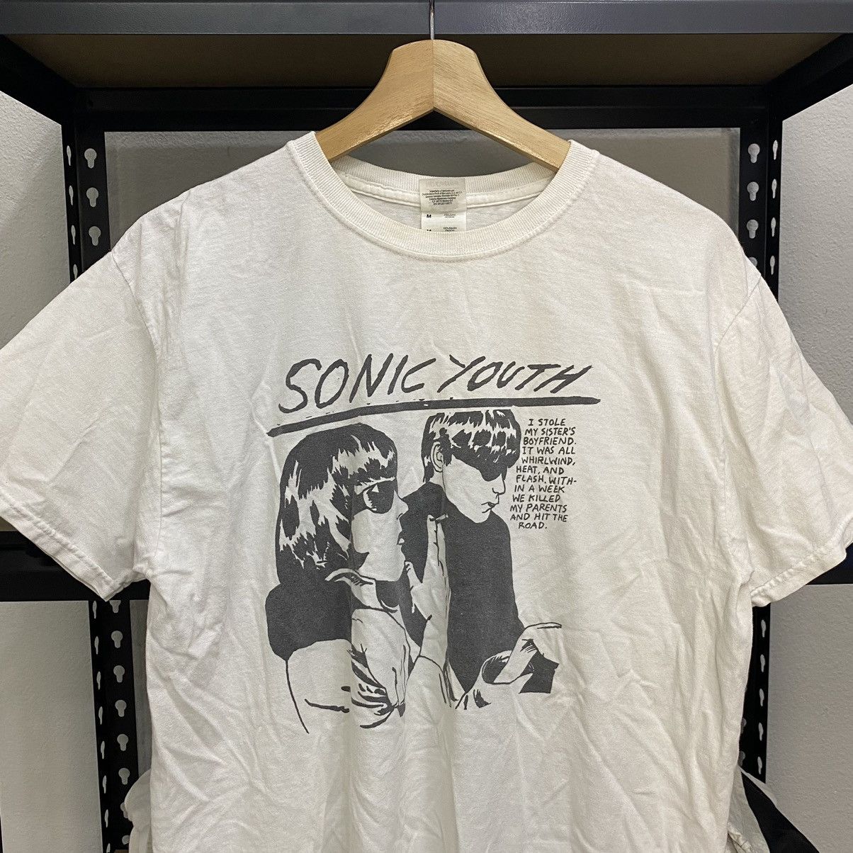 Band Tees × Vintage Vintage Sonic Youth Band Tshirt Disstressed❗️ Size US M / EU 48-50 / 2 - 2 Thumbnail