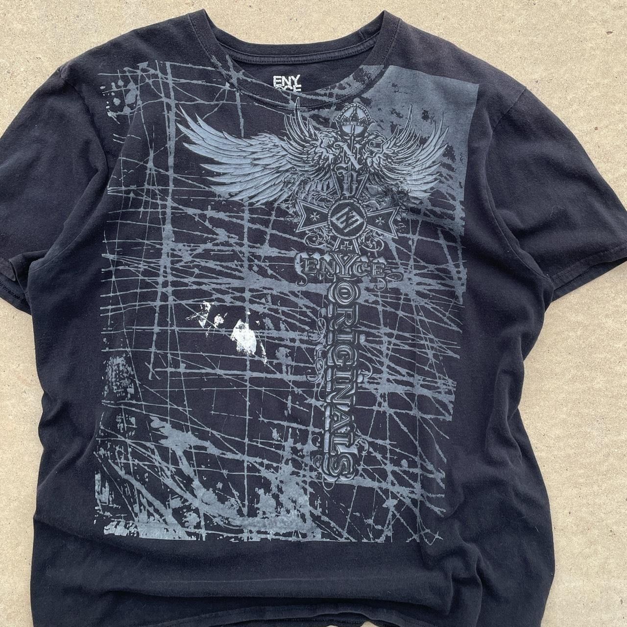 Vintage Vintage Y2k Emo Grunge T Shirt Size US XL / EU 56 / 4 - 2 Thumbnail