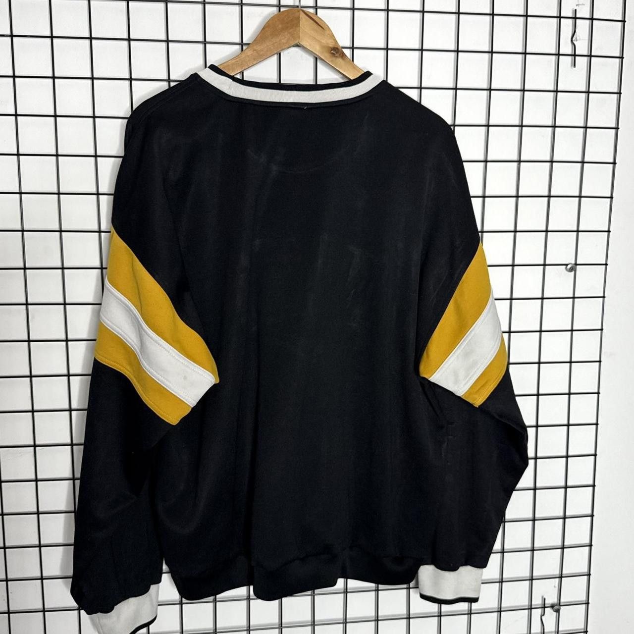 Nike Nike Black Vintage 90s Spellout Retro Size US XL / EU 56 / 4 - 2 Thumbnail