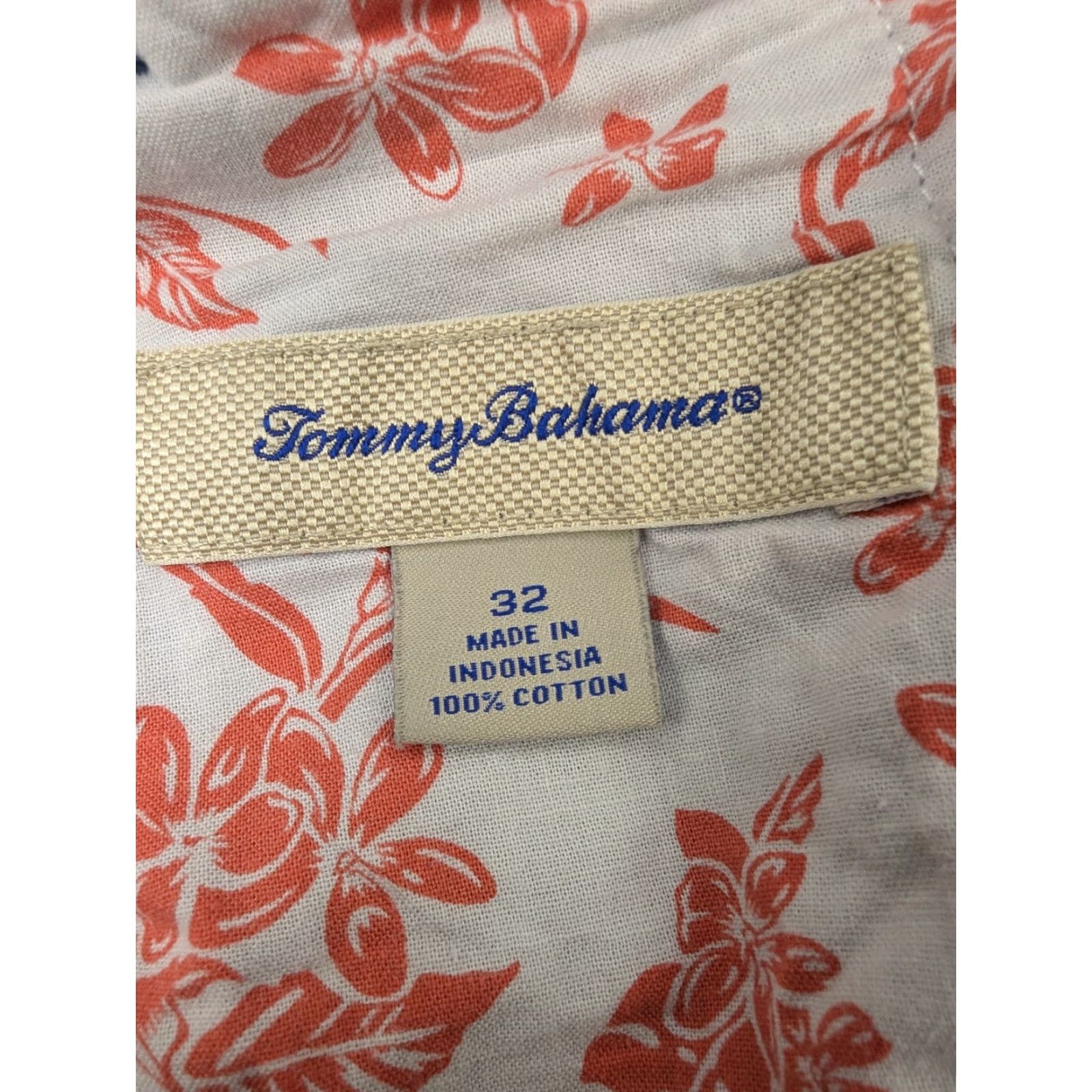 Tommy Bahama Tommy Bahama Seersucker Shorts Men's 32 Blue Gingham Plaid Summer Casual Cotton Beach, Tropical Mens Regular Shorts Size US 32 / EU 48 - 7 Thumbnail