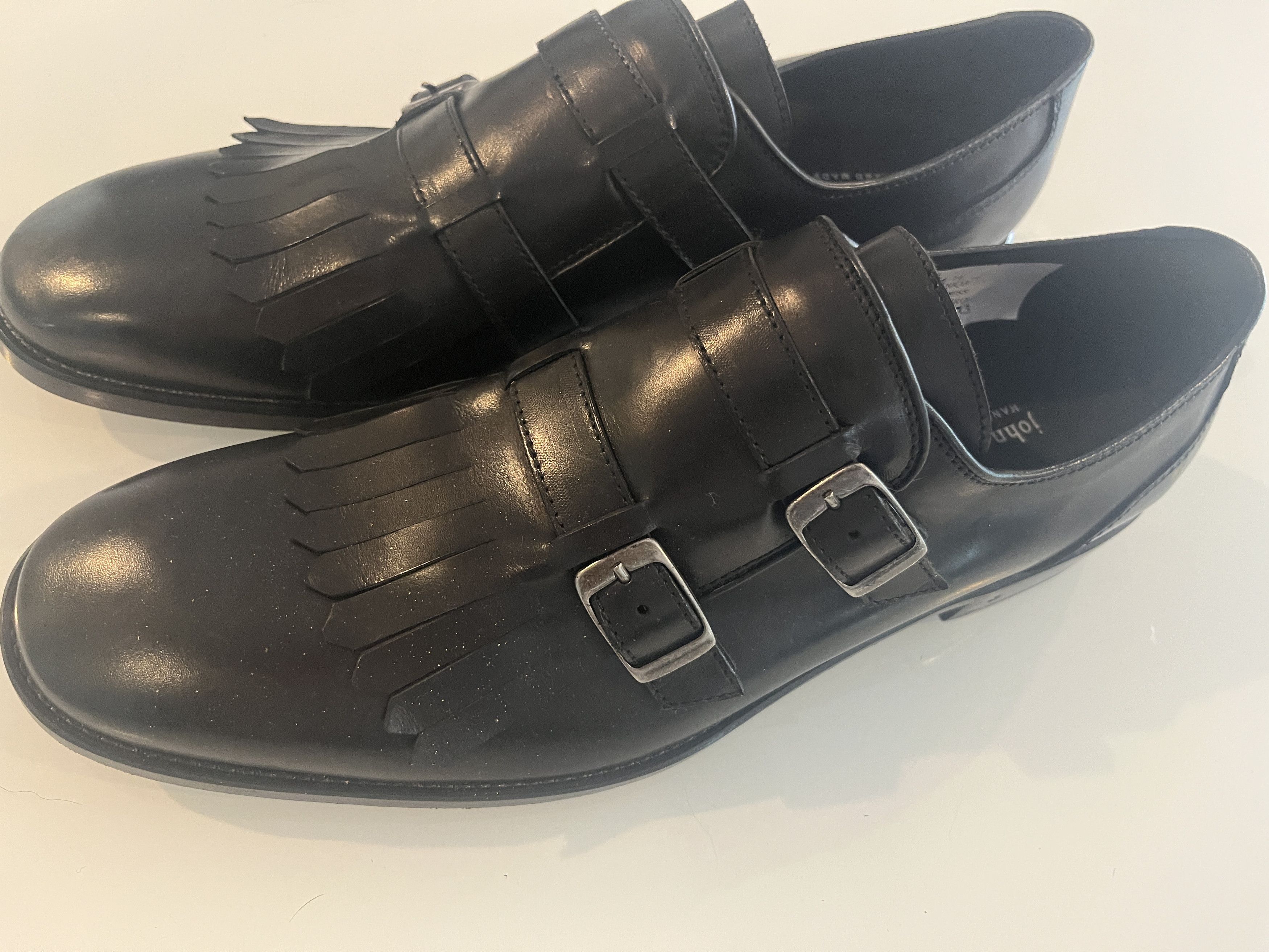John Varvatos Fleetwood Double Monk Strap w/ Shawl Size US 11 / EU 44 - 2 Thumbnail