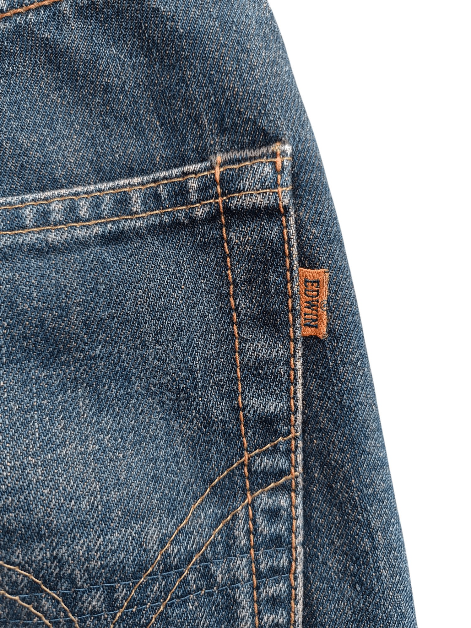 Edwin × Vintage Vintage Edwin Japan 505 X Selvedge Orange Tab Denim E252 Size US 32 / EU 48 - 11 Thumbnail