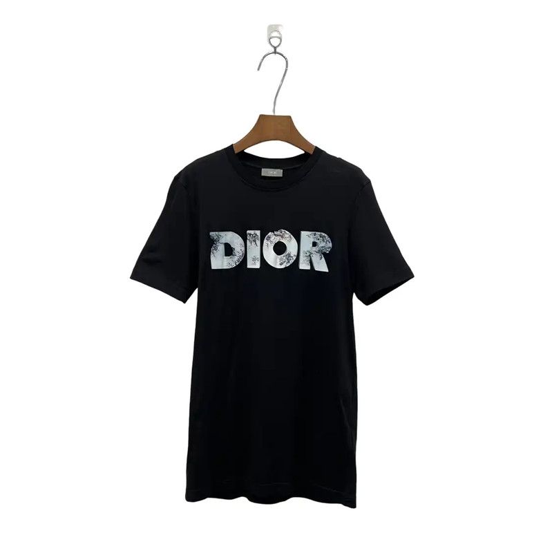 Dior Dior Women's Black T-Shirt with Logo 0089 Size S / US 4 / IT 40 - 1 Thumbnail