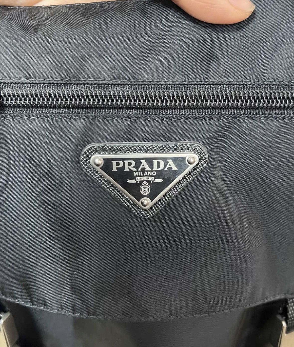 Prada Prada Nylon dress with triangle Size XS / US 0-2 / IT 36-38 - 3 Thumbnail