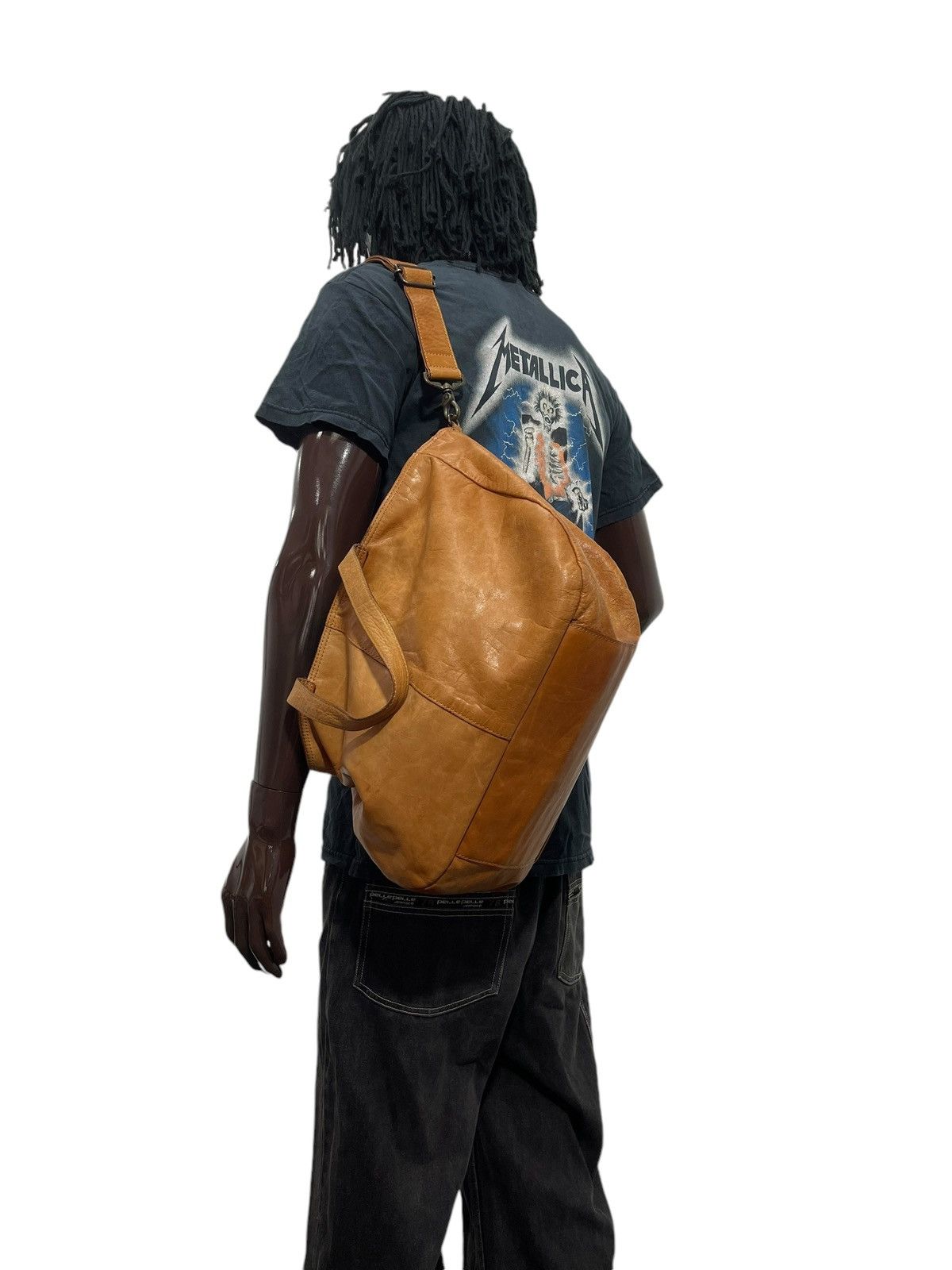 Japanese Brand Full Leather Patina Brown Sebenie Tote 3 Way Bag 1🟩1 Size ONE SIZE - 1 Thumbnail