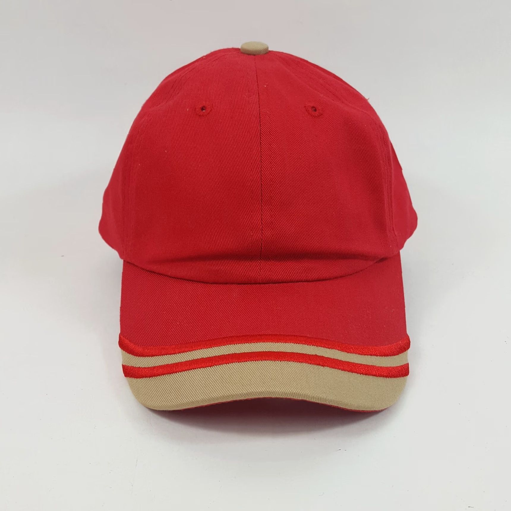 Vintage VINTAGE Town Talk Baseball Cap Hat Men One Size Red 90s Music Band Adjustable Cap Size ONE SIZE - 2 Thumbnail