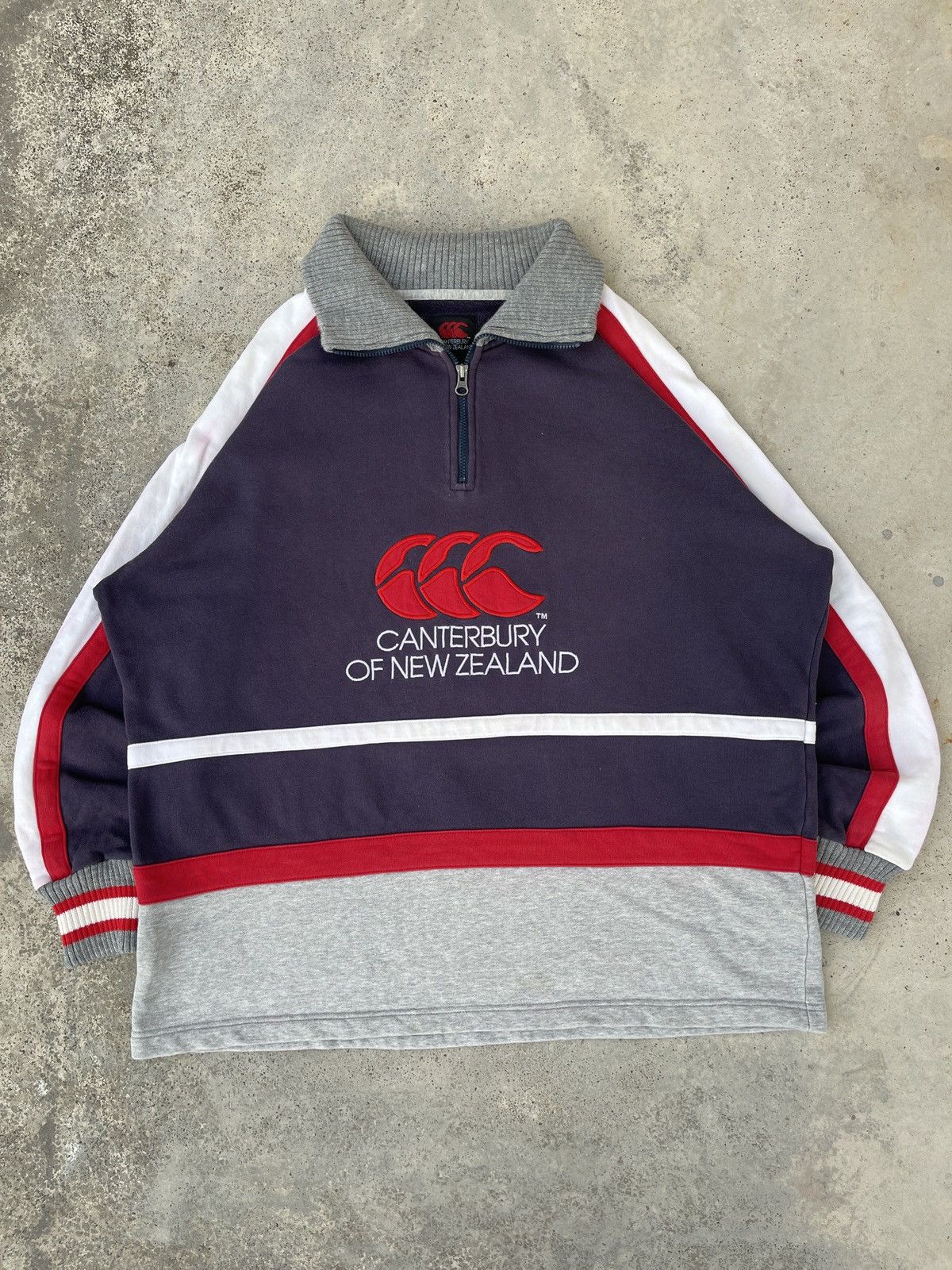 Canterbury of New Zealand × Vintage Vintage Canterbury Of New Zealand Half Zipper Size US XXL / EU 58 / 5 - 1 Thumbnail