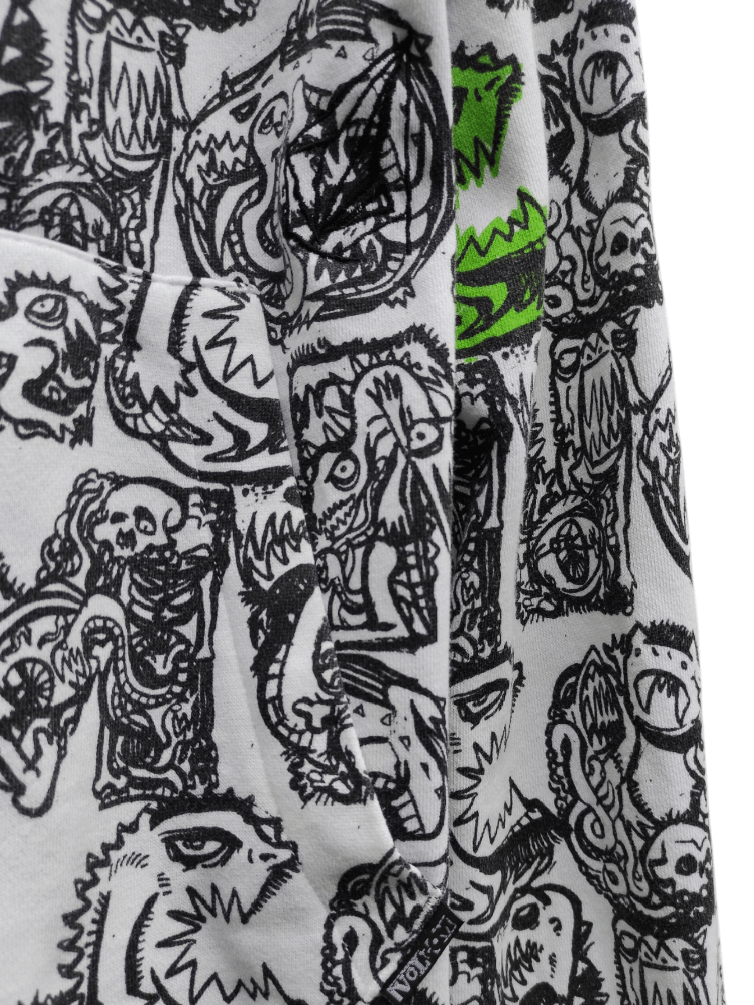 Volcom RARE💥 VOLCOM FULLPRINT KIDS MONSTER EYE FULL ZIPPER HOODIE Size US M / EU 48-50 / 2 - 9 Thumbnail